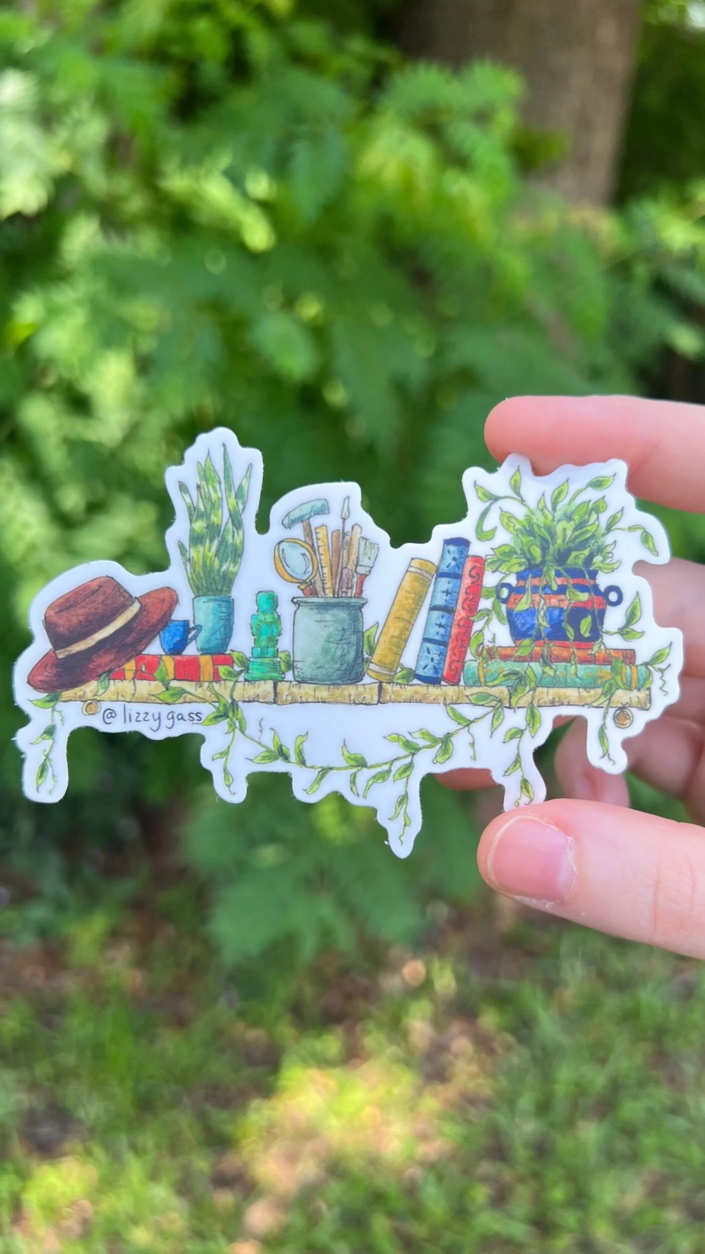The Mini Archaeologist's Shelf Sticker
