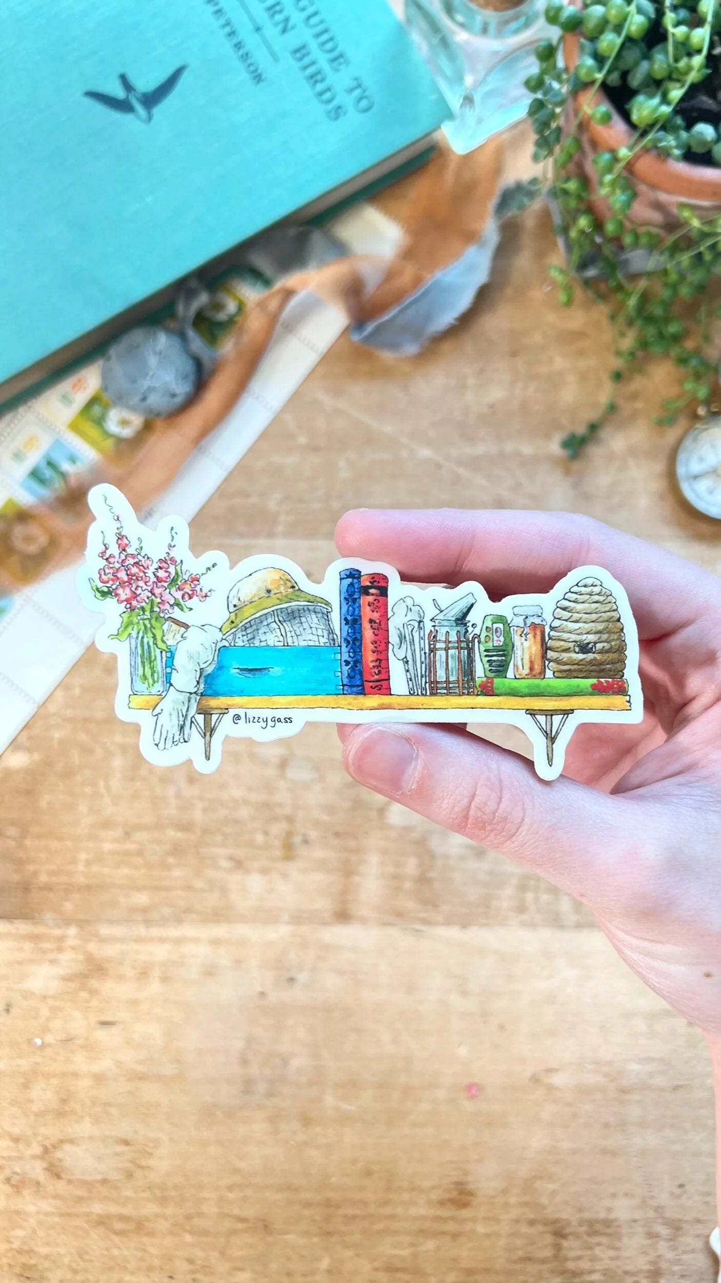 The Mini Beekeeper's Shelf Sticker