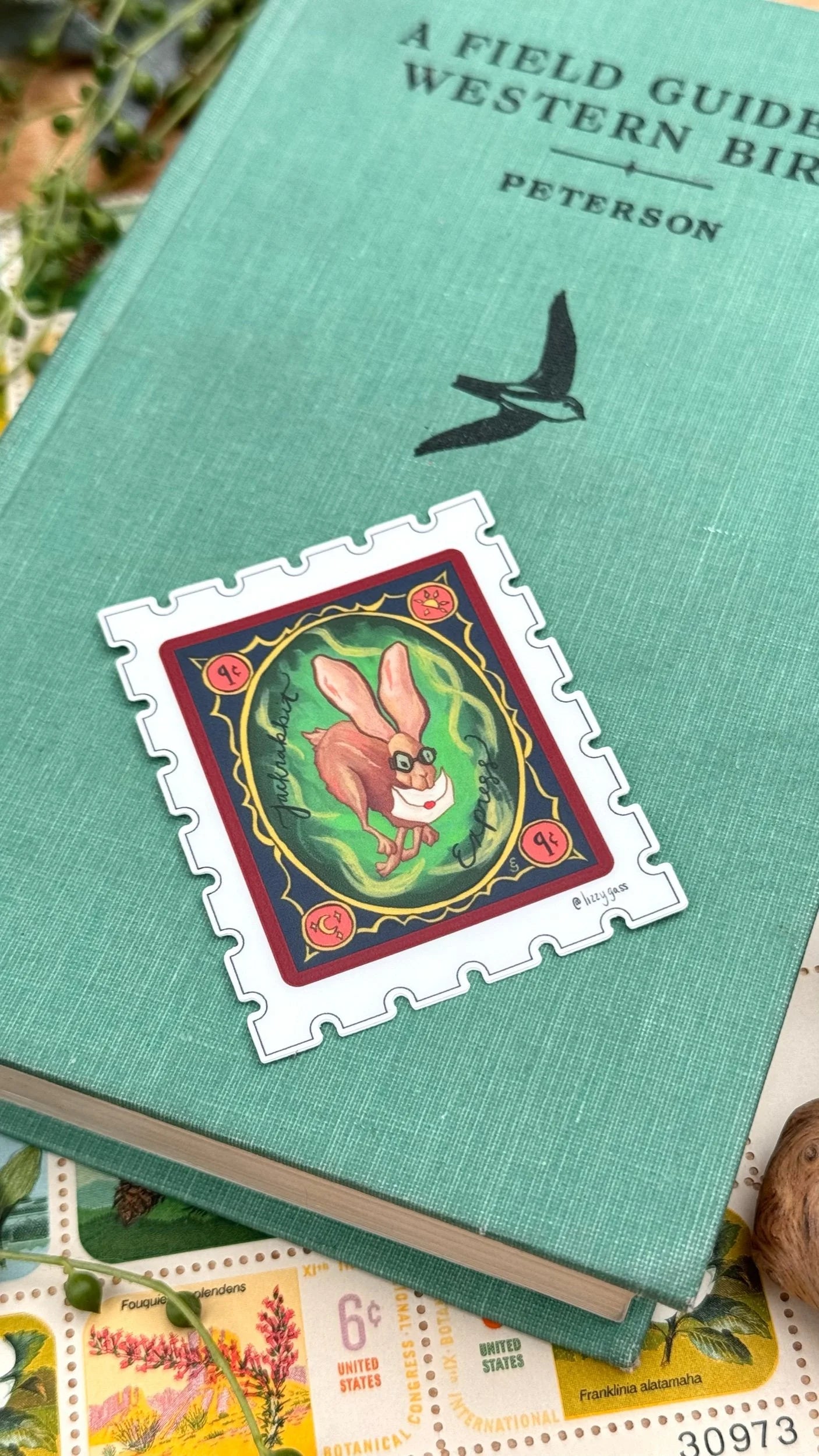 Jackrabbit Express Stamp Sticker