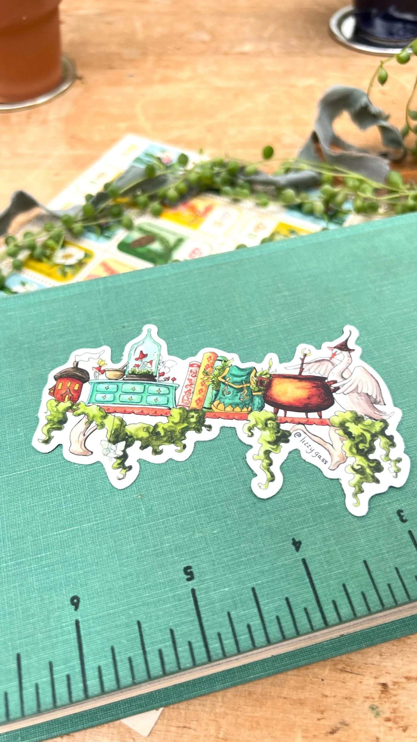 The Mini Fairy Witch's Shelf Sticker