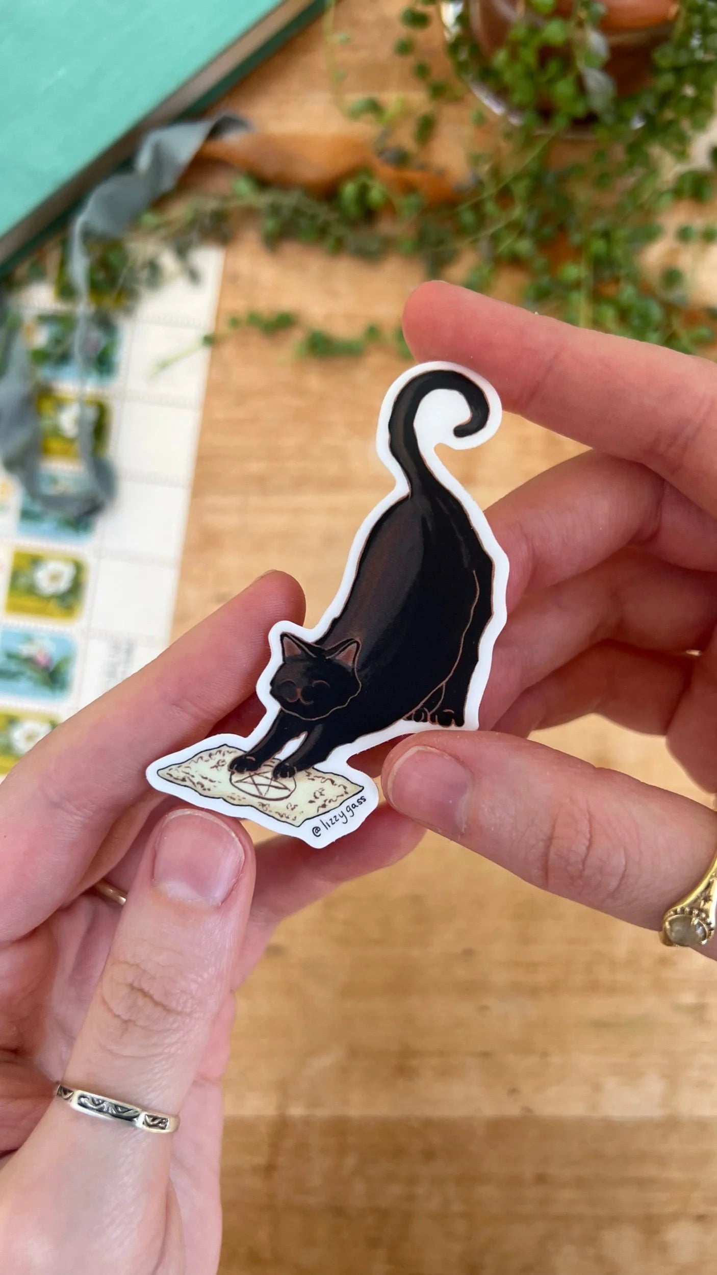 Troublemaker the Black Cat Sticker