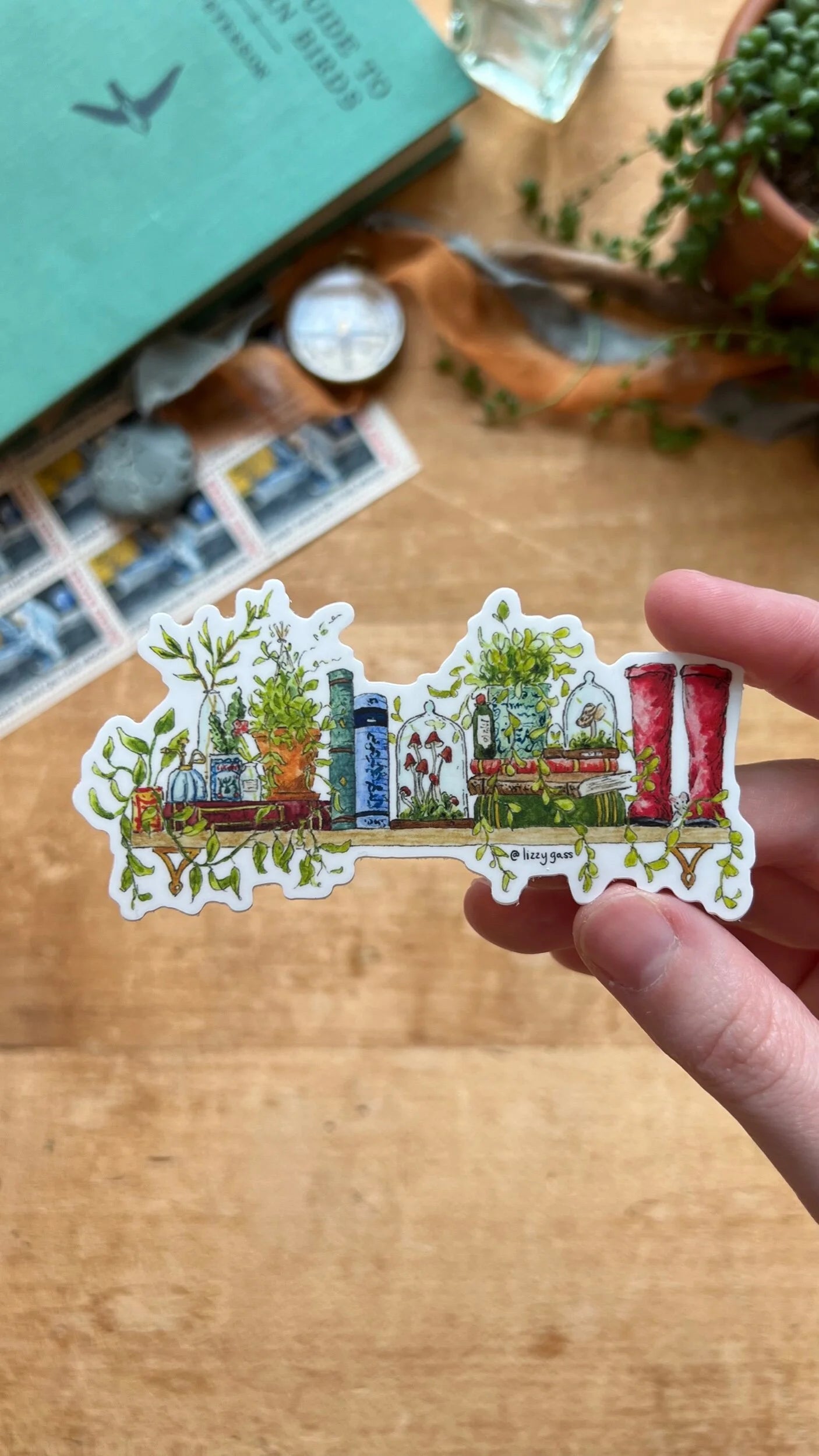 The Mini Botanist's Shelf Sticker