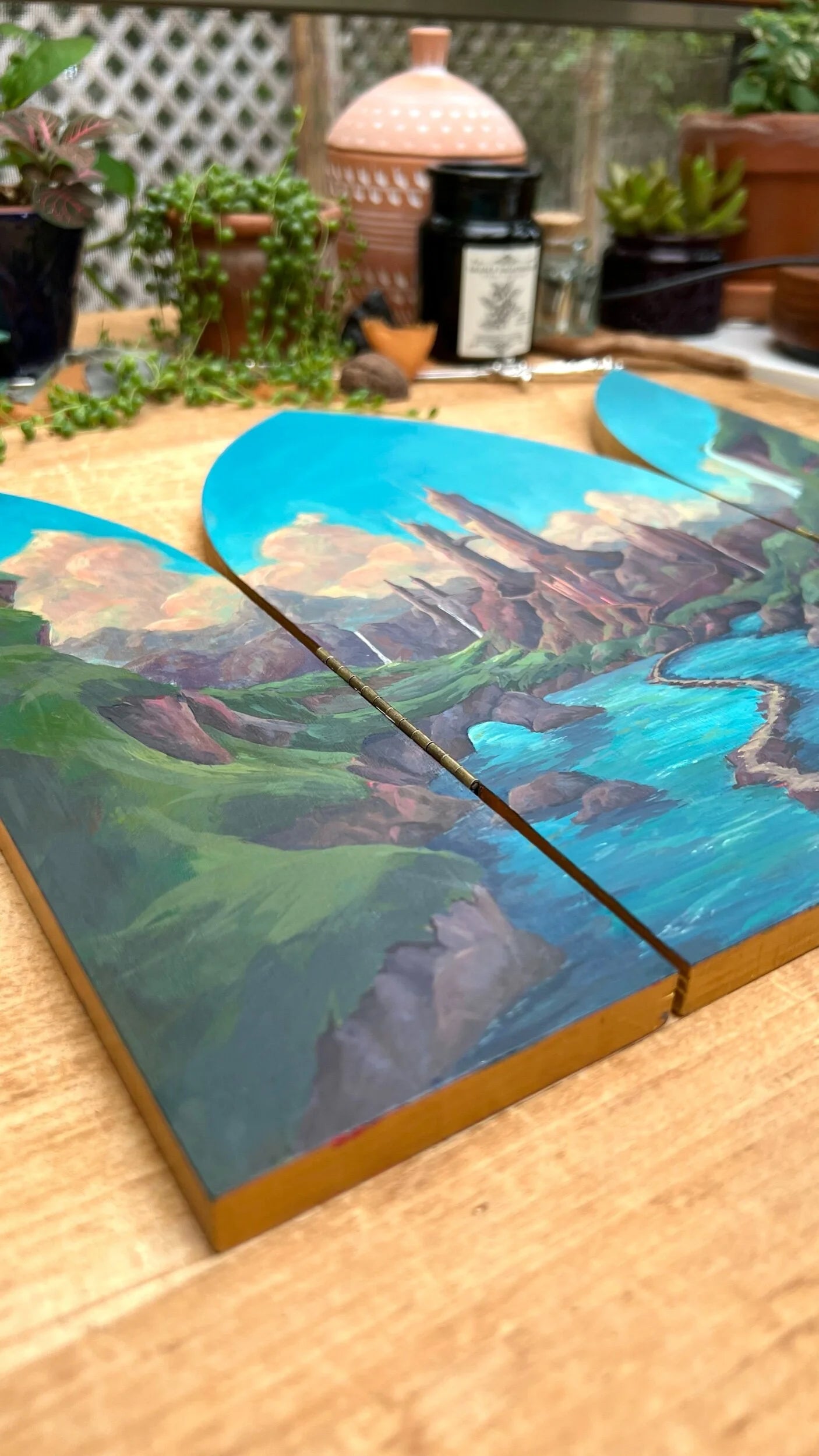 Magic of Books Original Painting