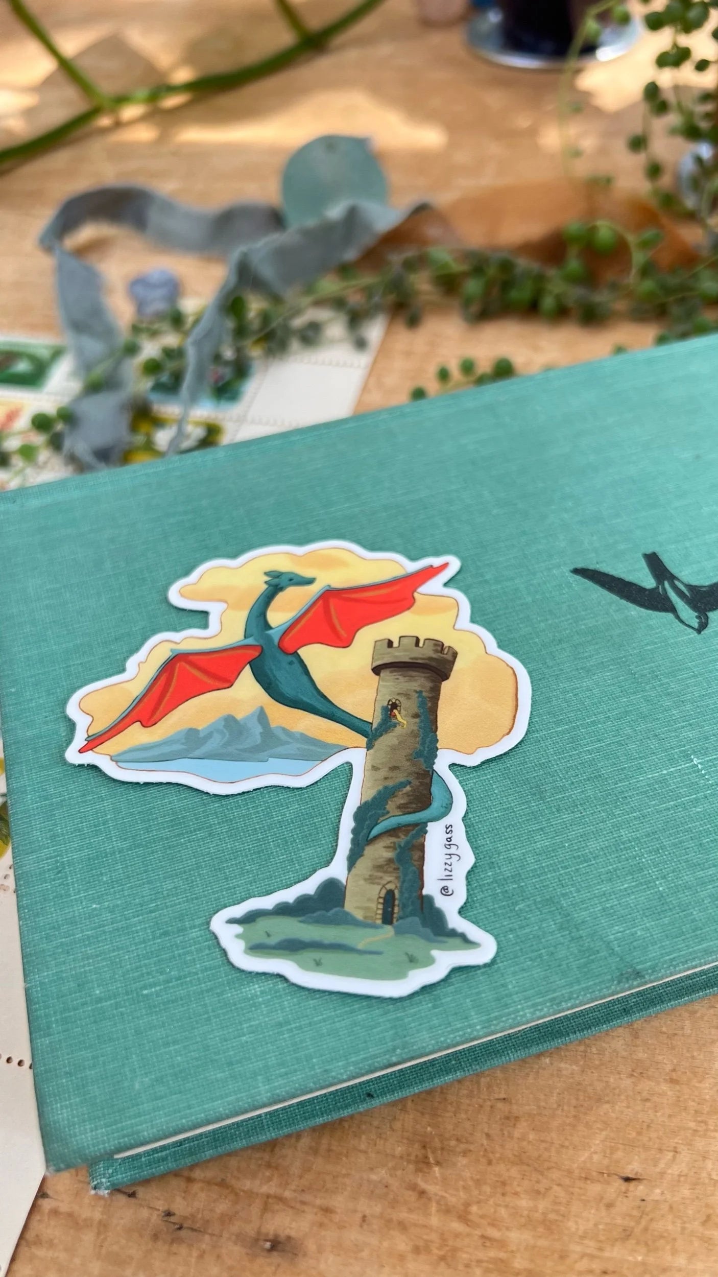 Dragon Tower Sticker