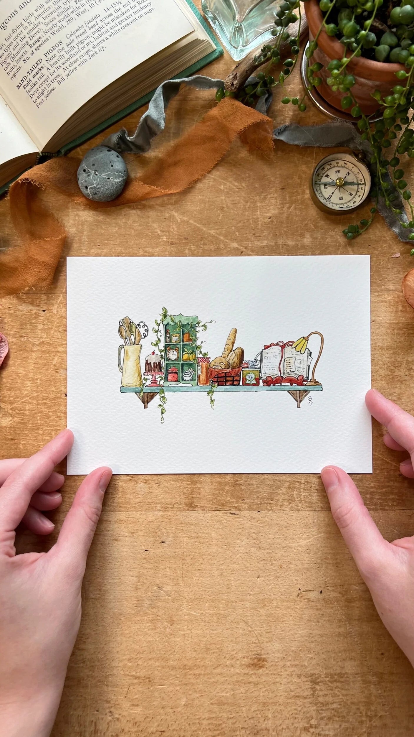 The Mini Baker's Shelf Giclée Print