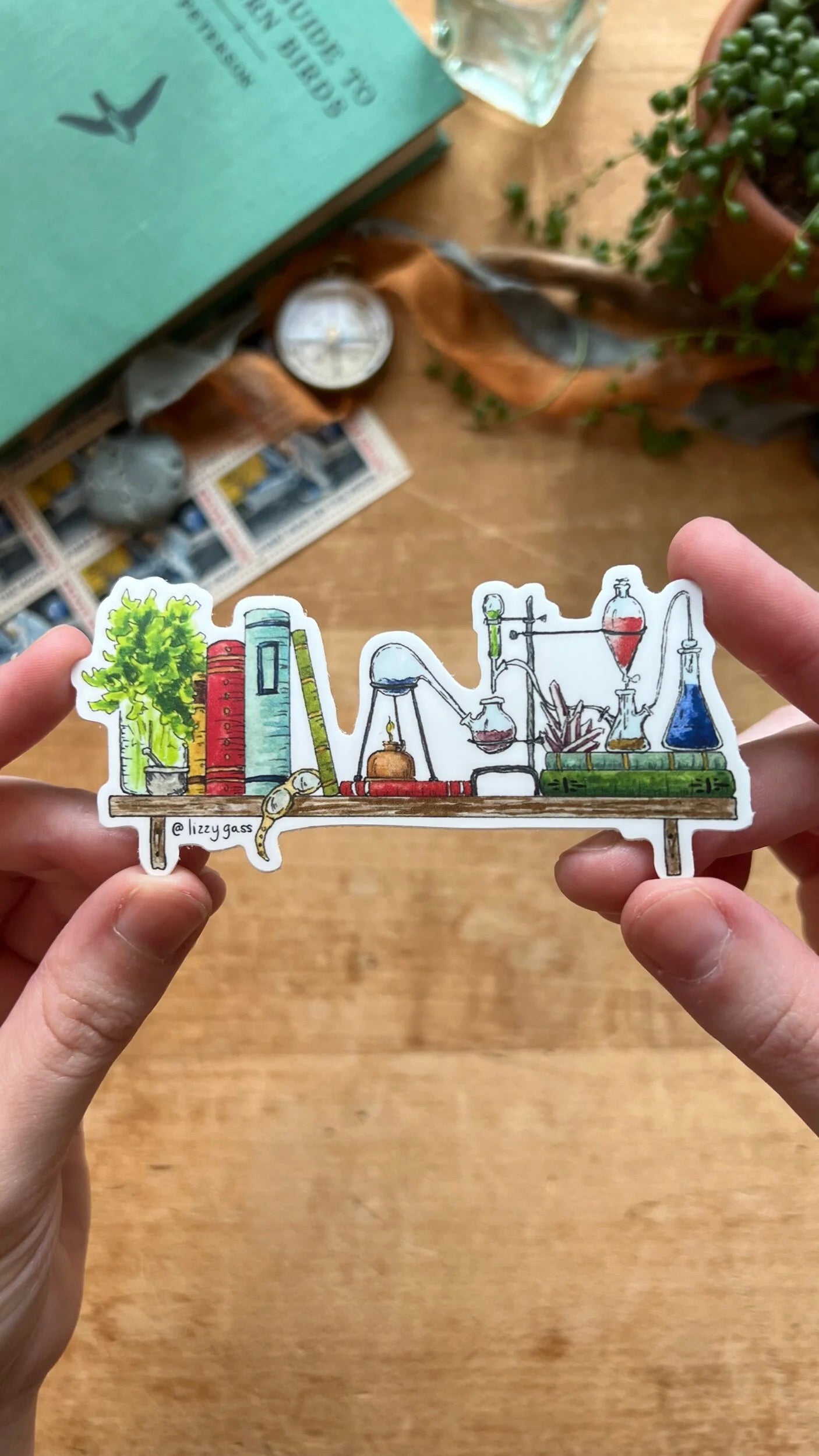 The Mini Chemist's Shelf Sticker