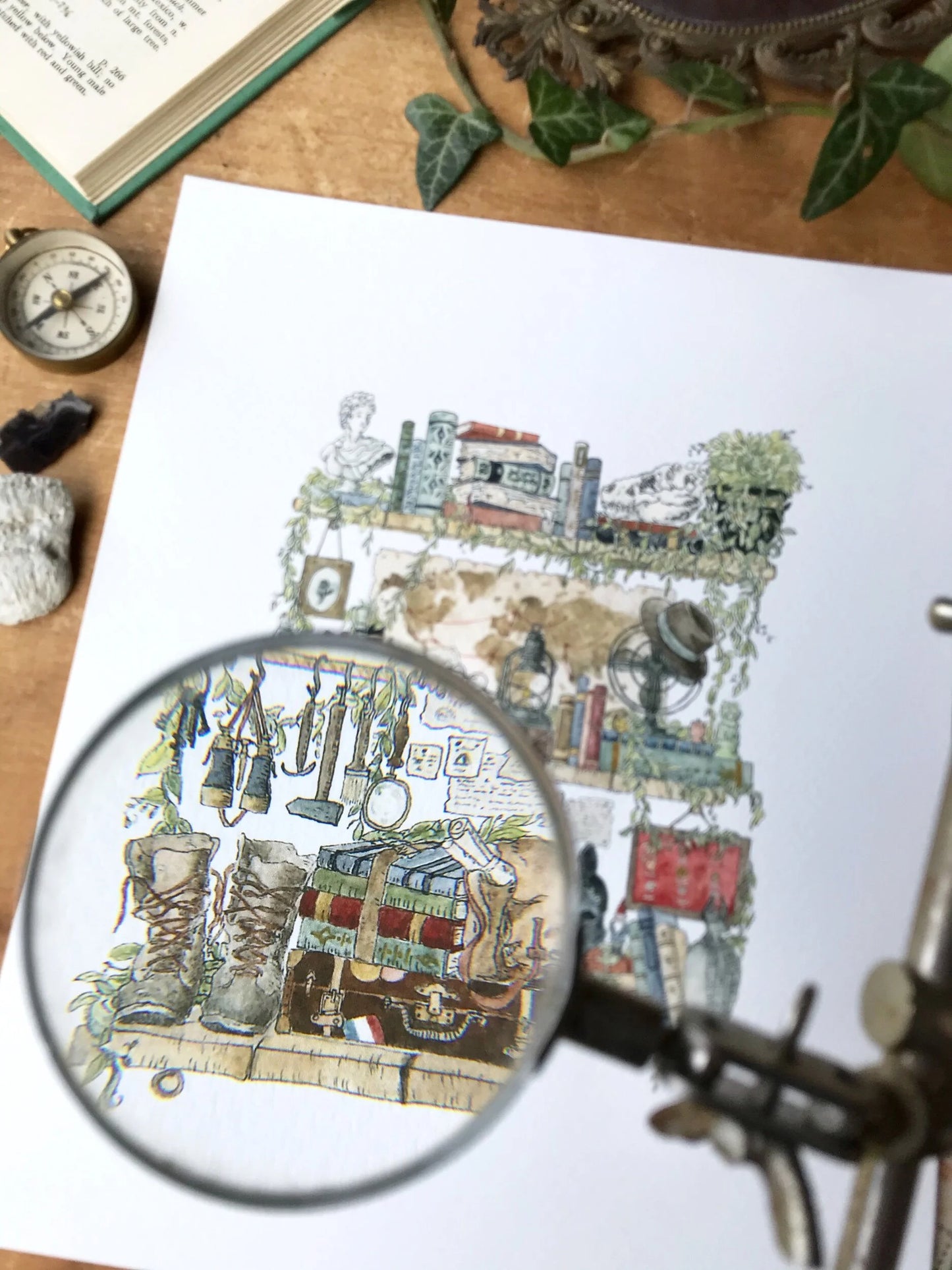 The Archaeologist's Shelves Giclée Print