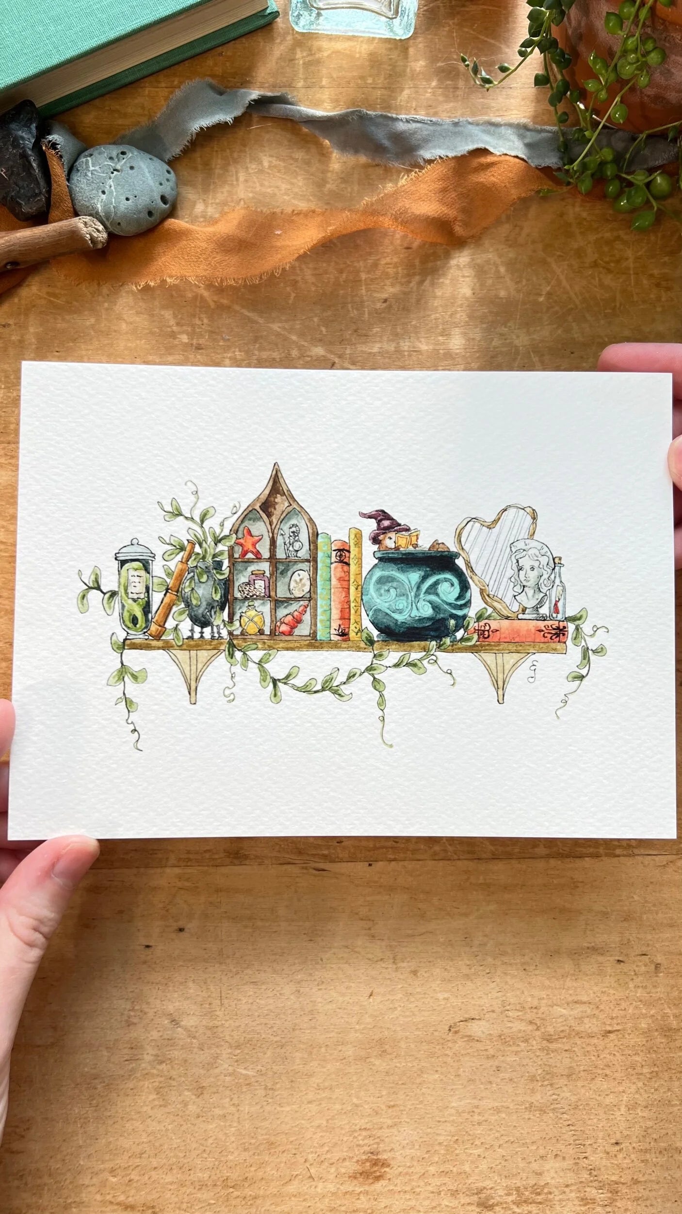 The Mini Sea Witch's Shelf Giclée Print