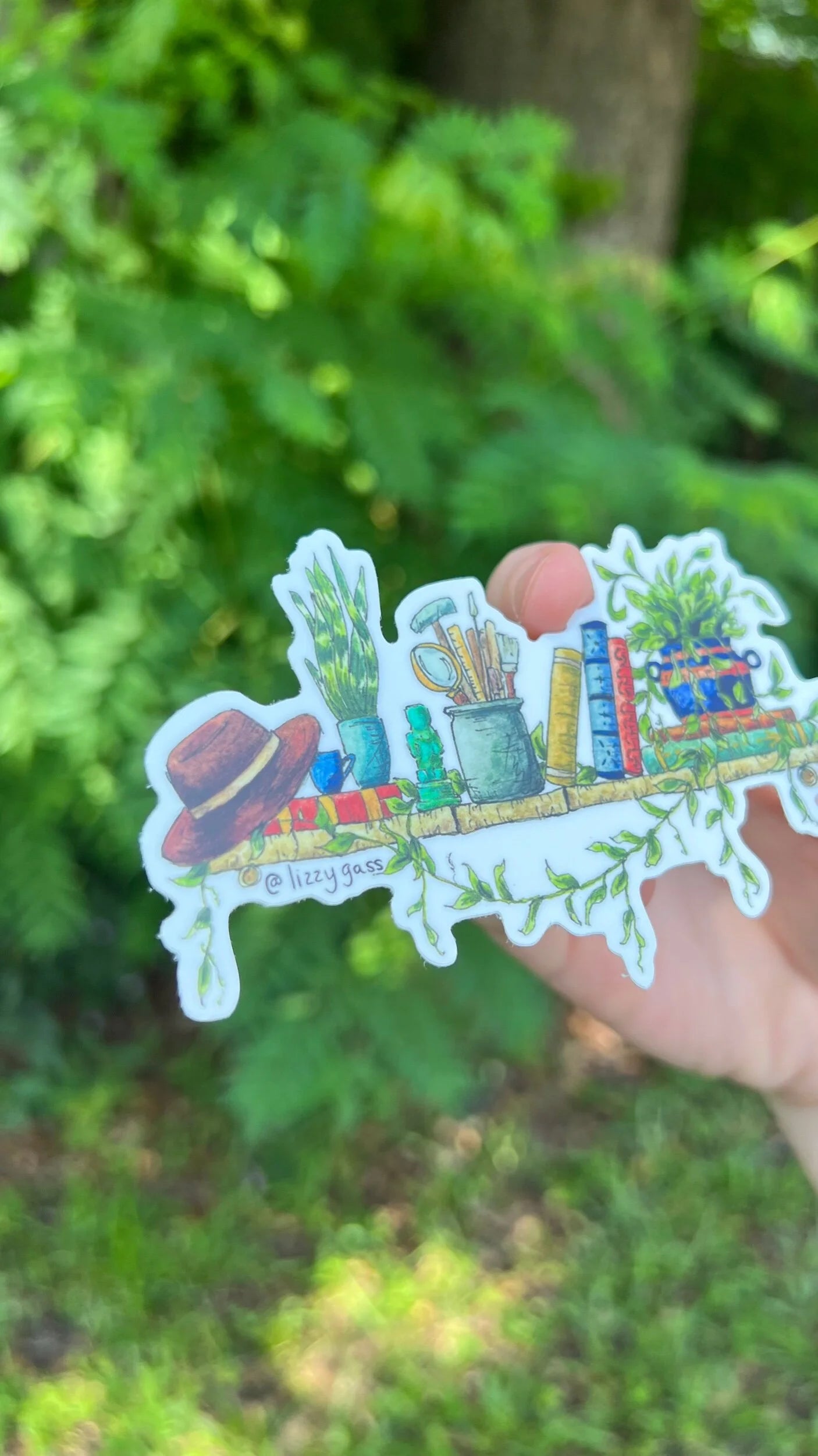 The Mini Archaeologist's Shelf Sticker