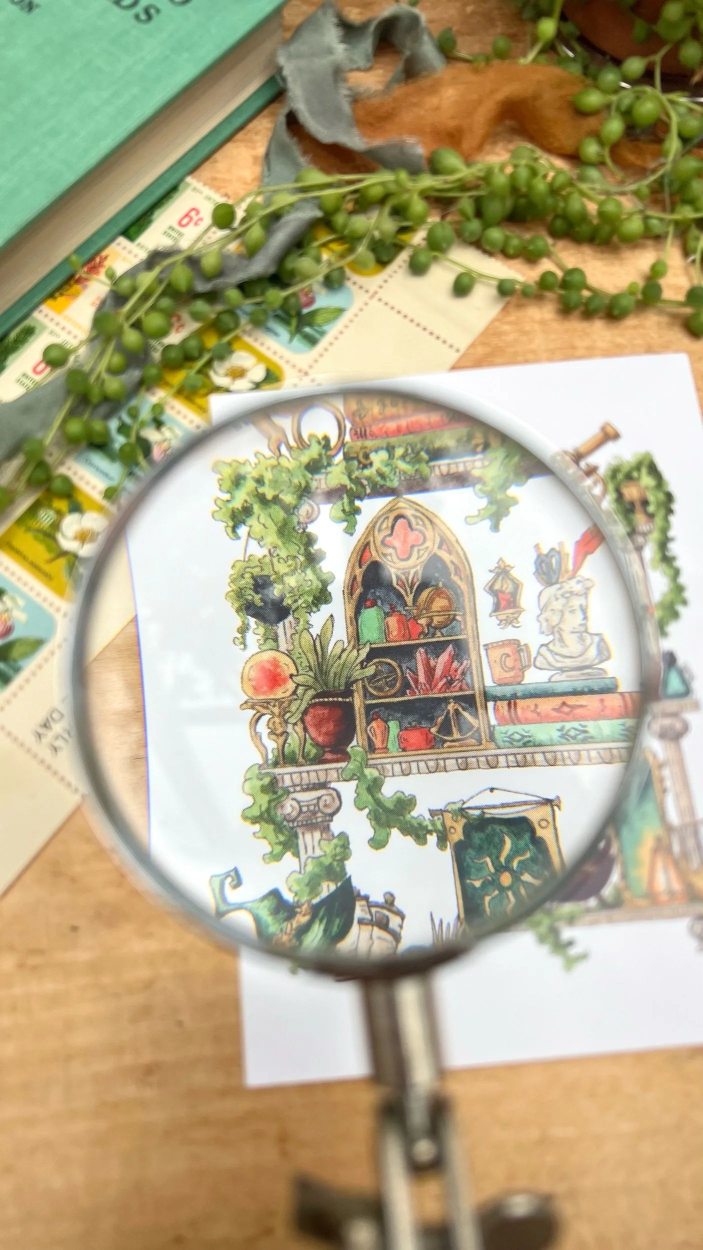 The Celestial Witch's Shelves Postcard
