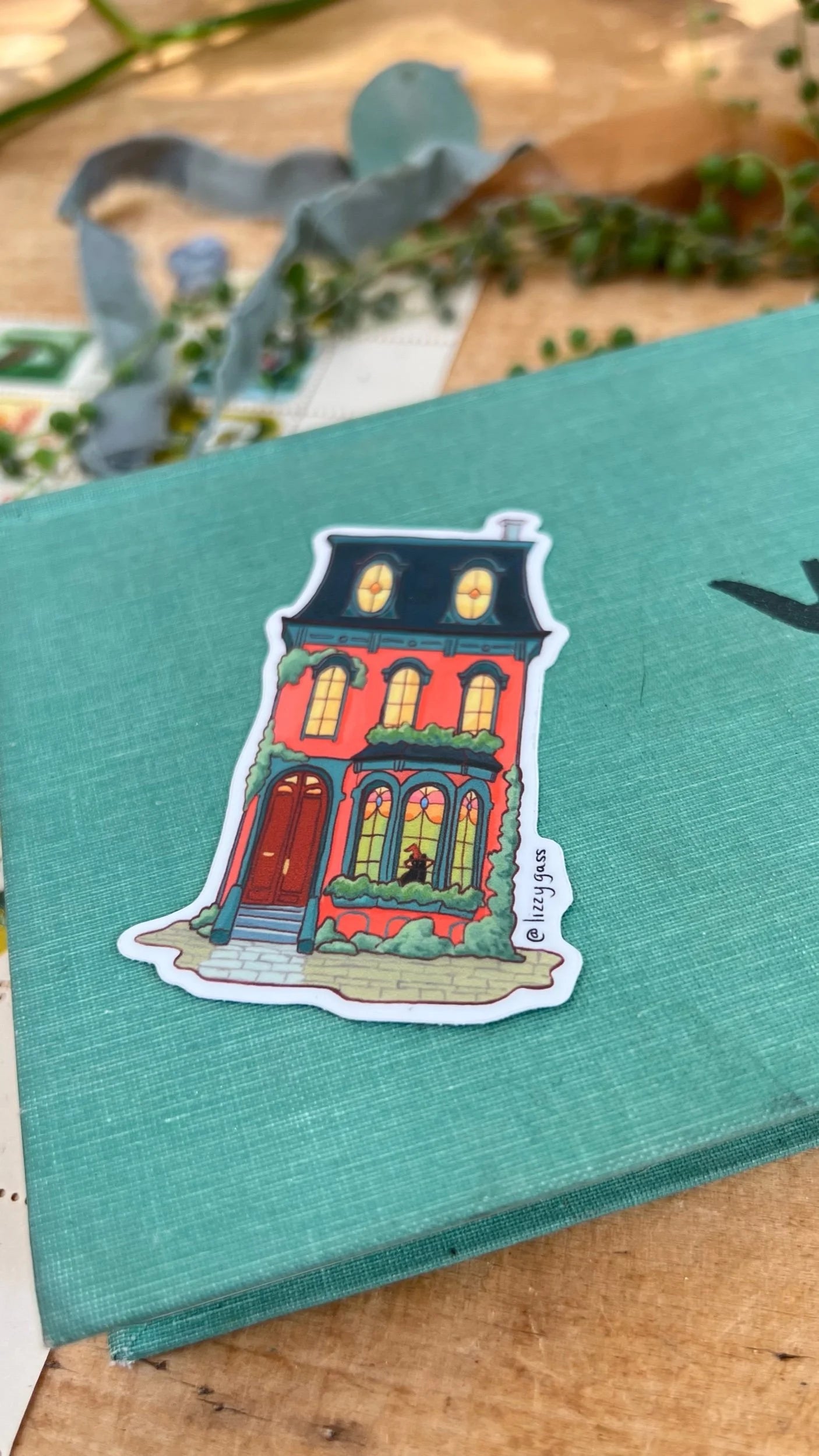 The City Witch's Cottage Sticker
