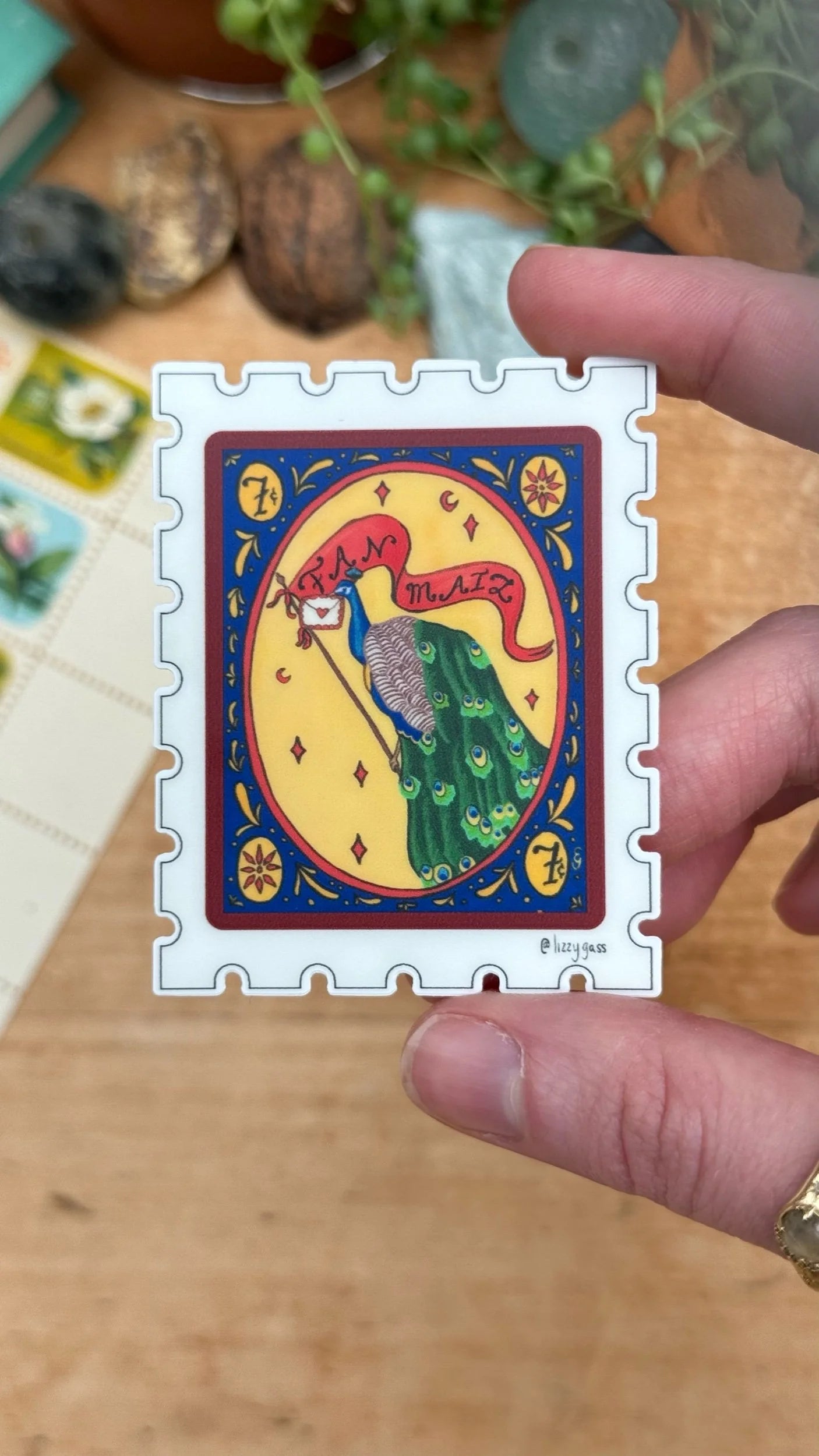 Fan Mail Stamp Sticker