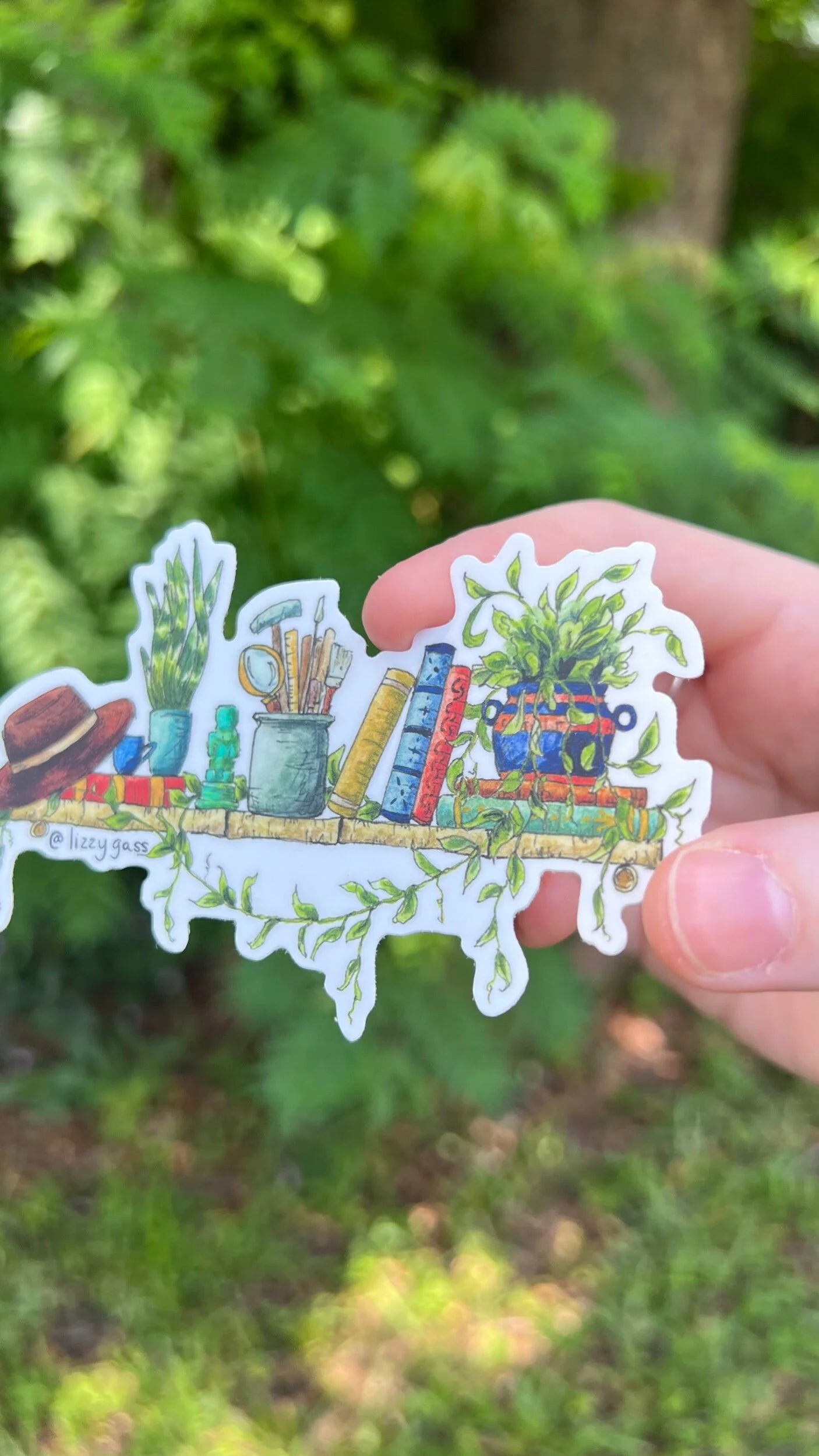 The Mini Archaeologist's Shelf Sticker
