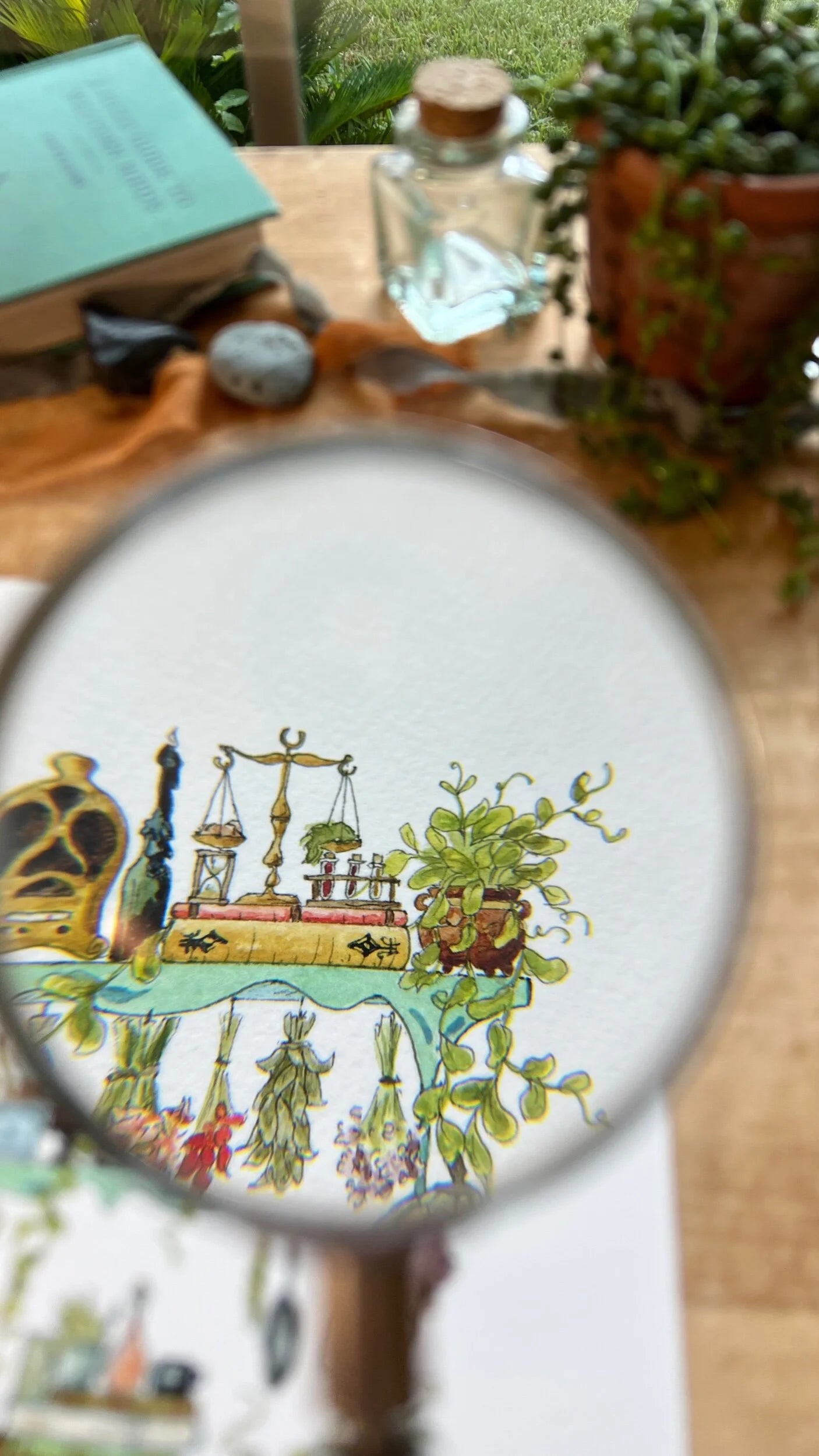 The Kitchen Witch's Shelves Giclée Print