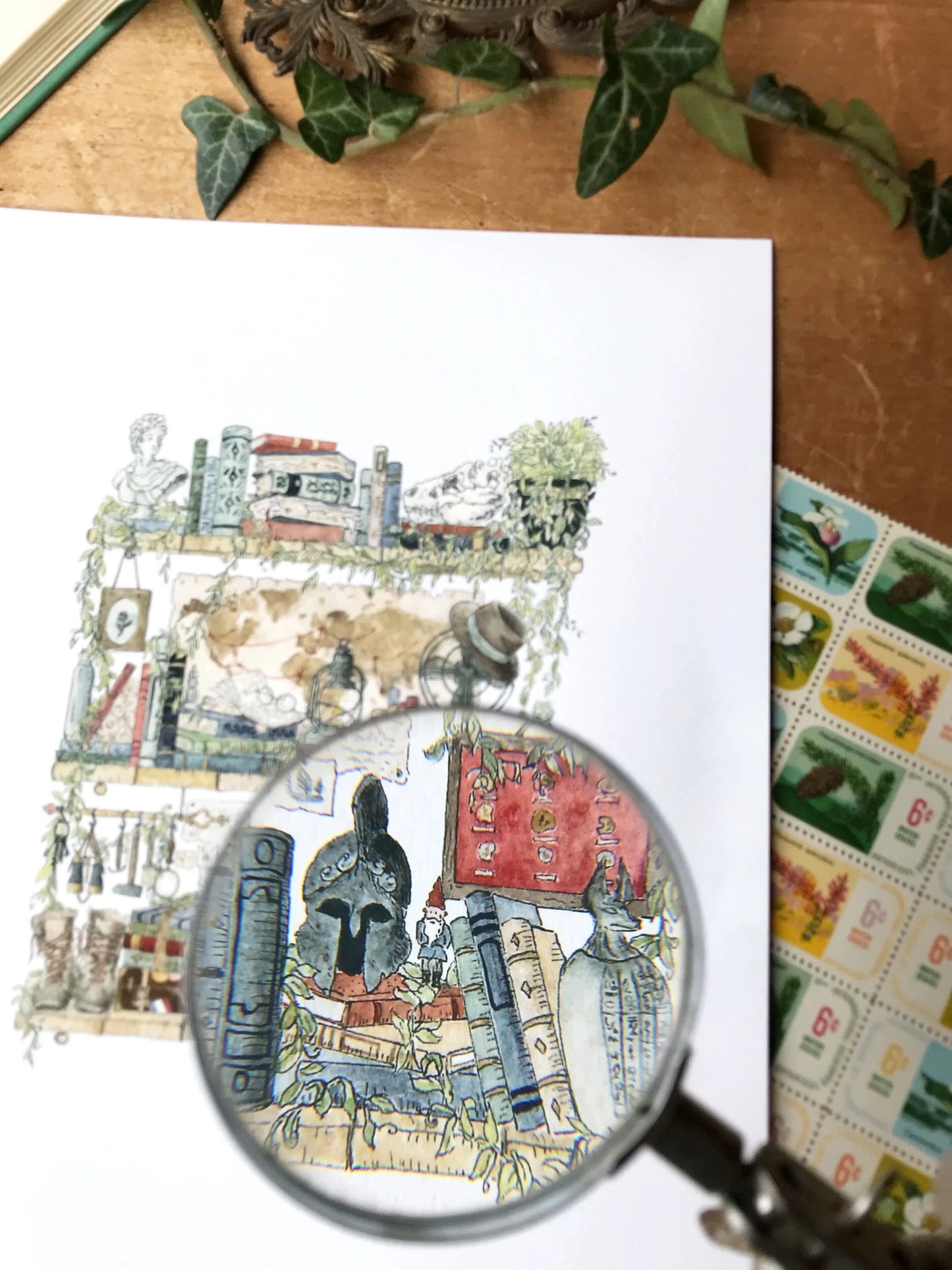 The Archaeologist's Shelves Giclée Print