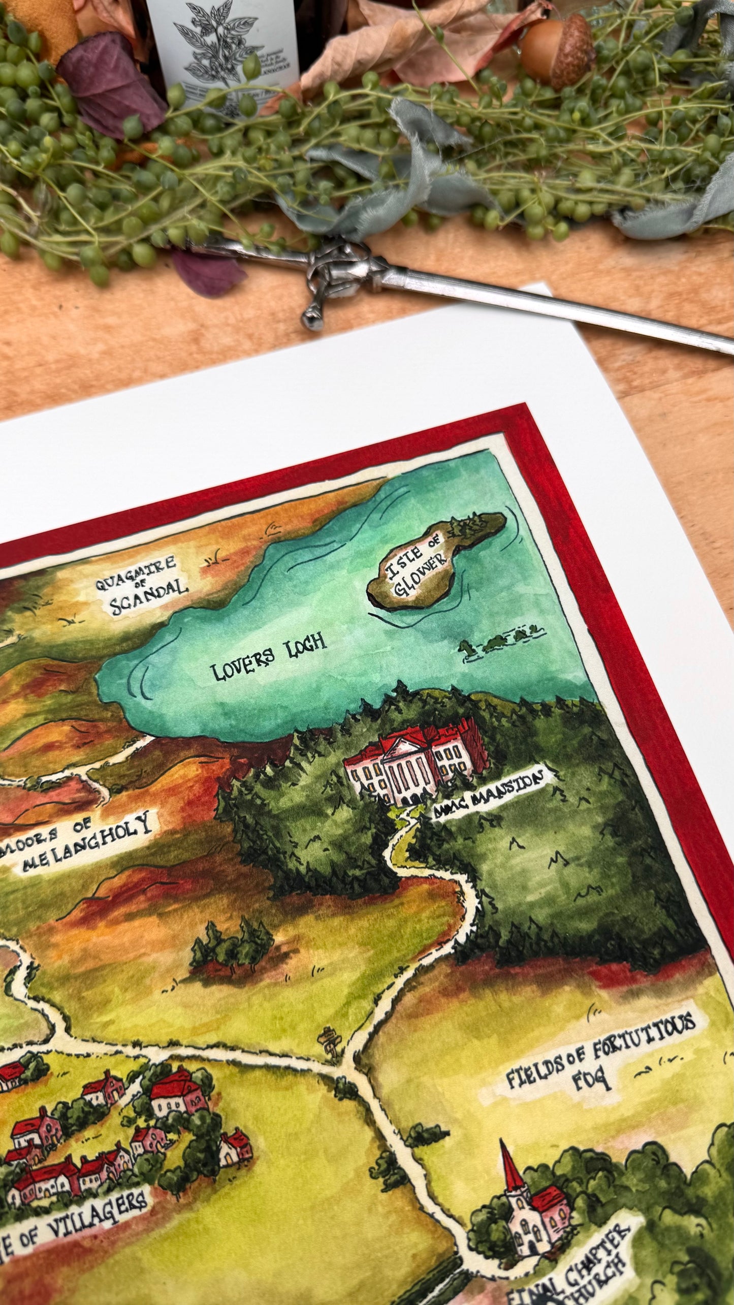 Dubious Map of Regency Romance Print