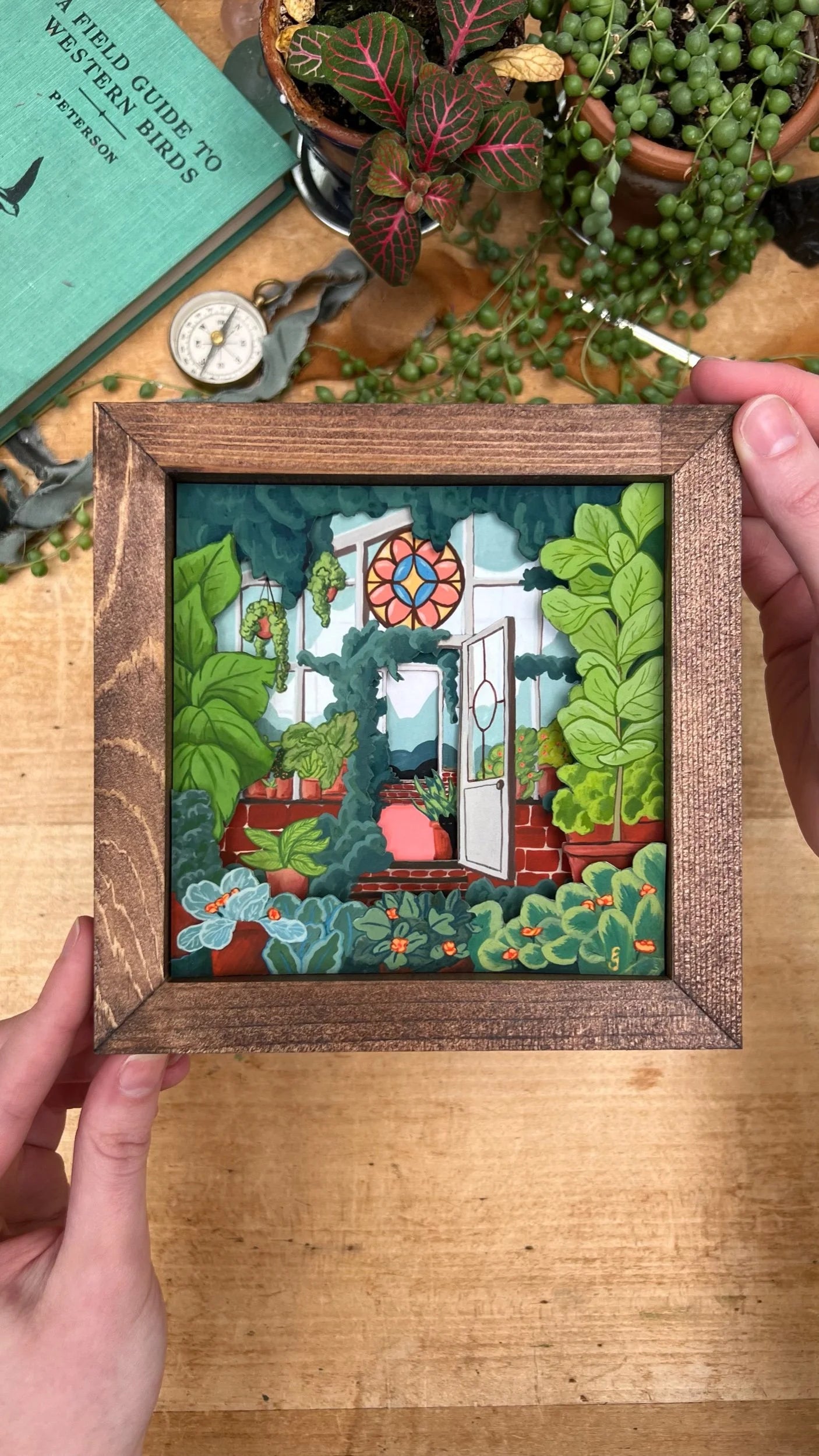 Greenhouse Diorama Print