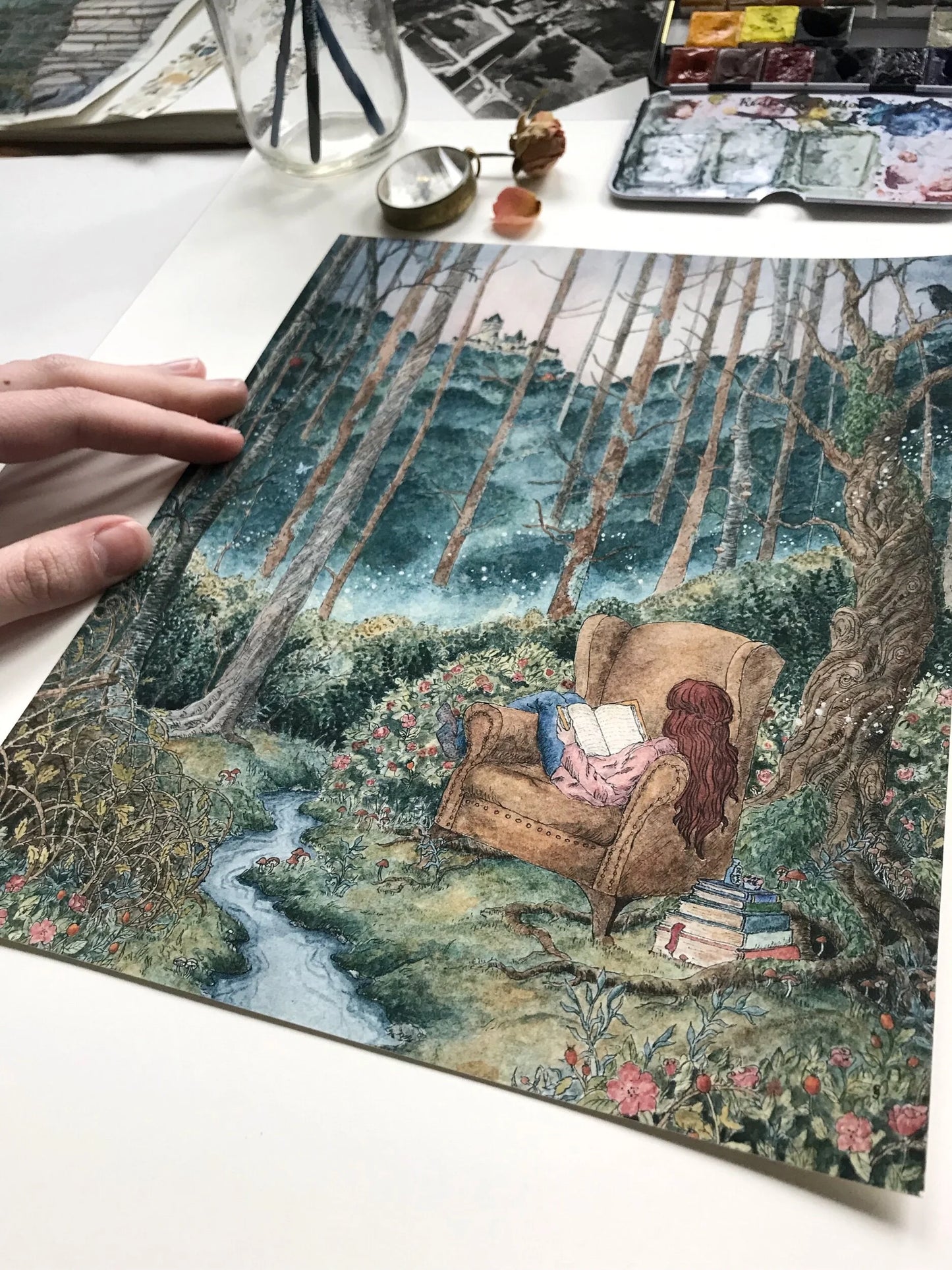 Reading Transports You Giclée Print