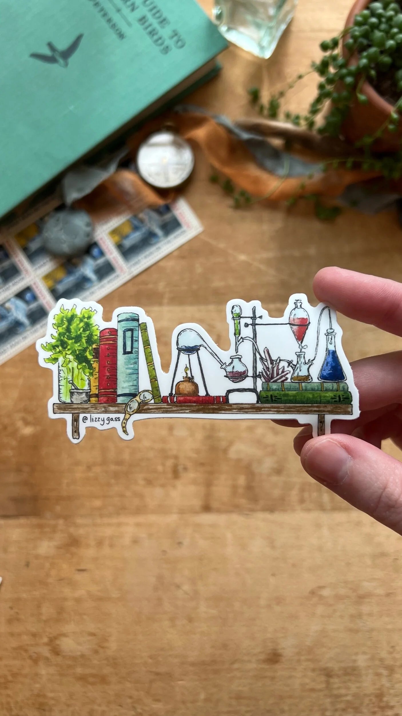 The Mini Chemist's Shelf Sticker