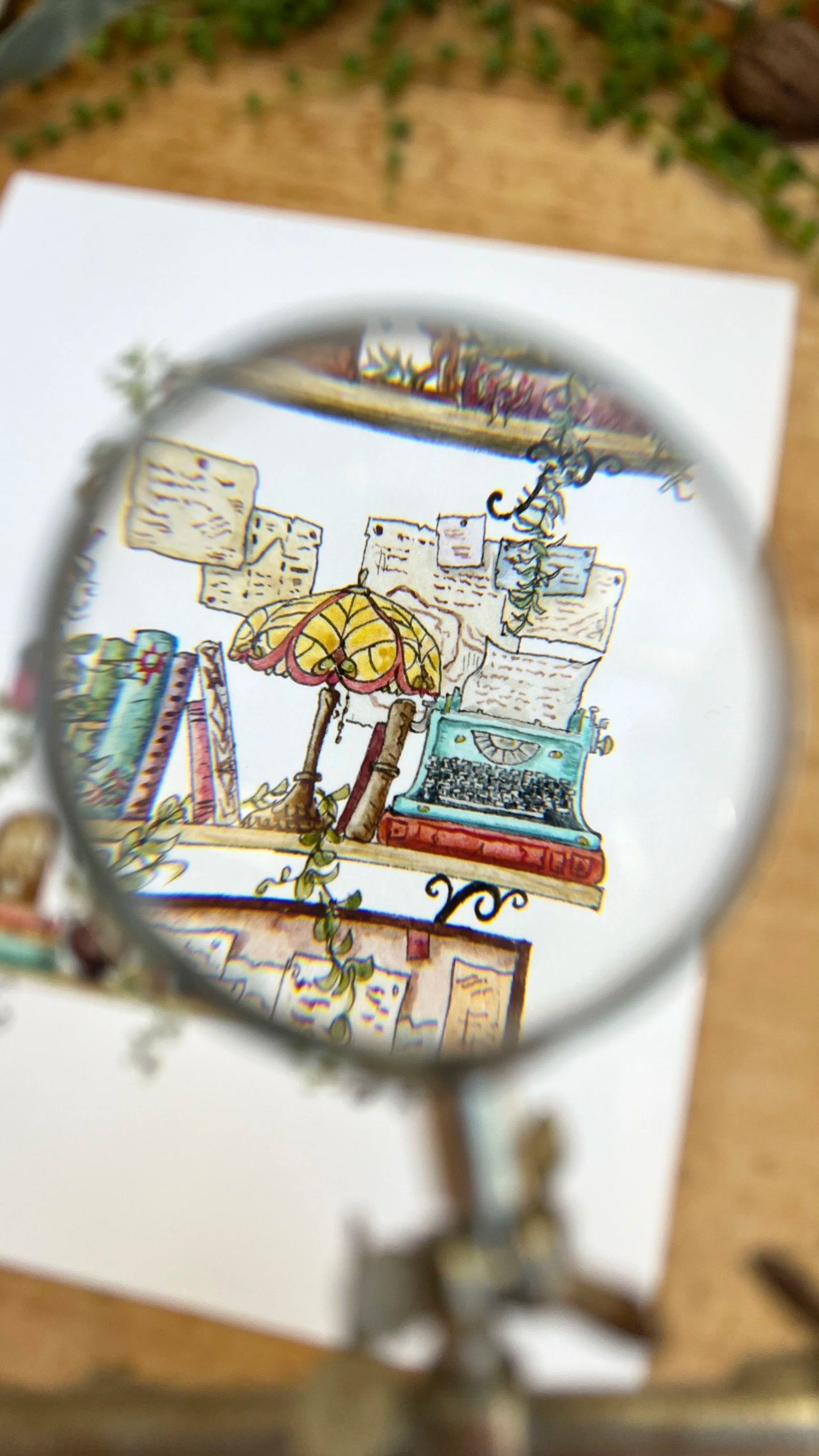 The Writer's Shelves Giclée Print