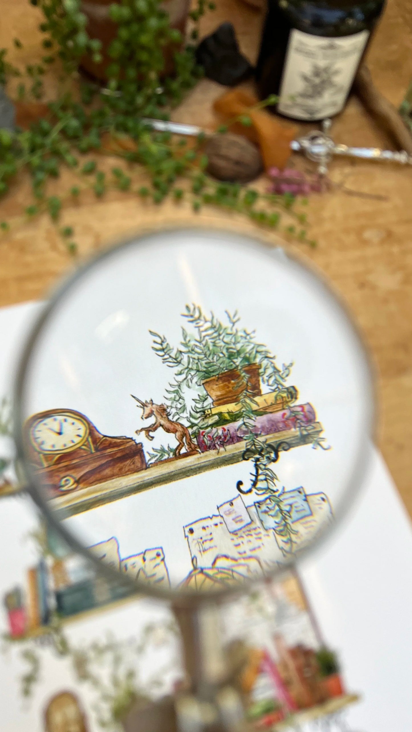 The Writer's Shelves Giclée Print
