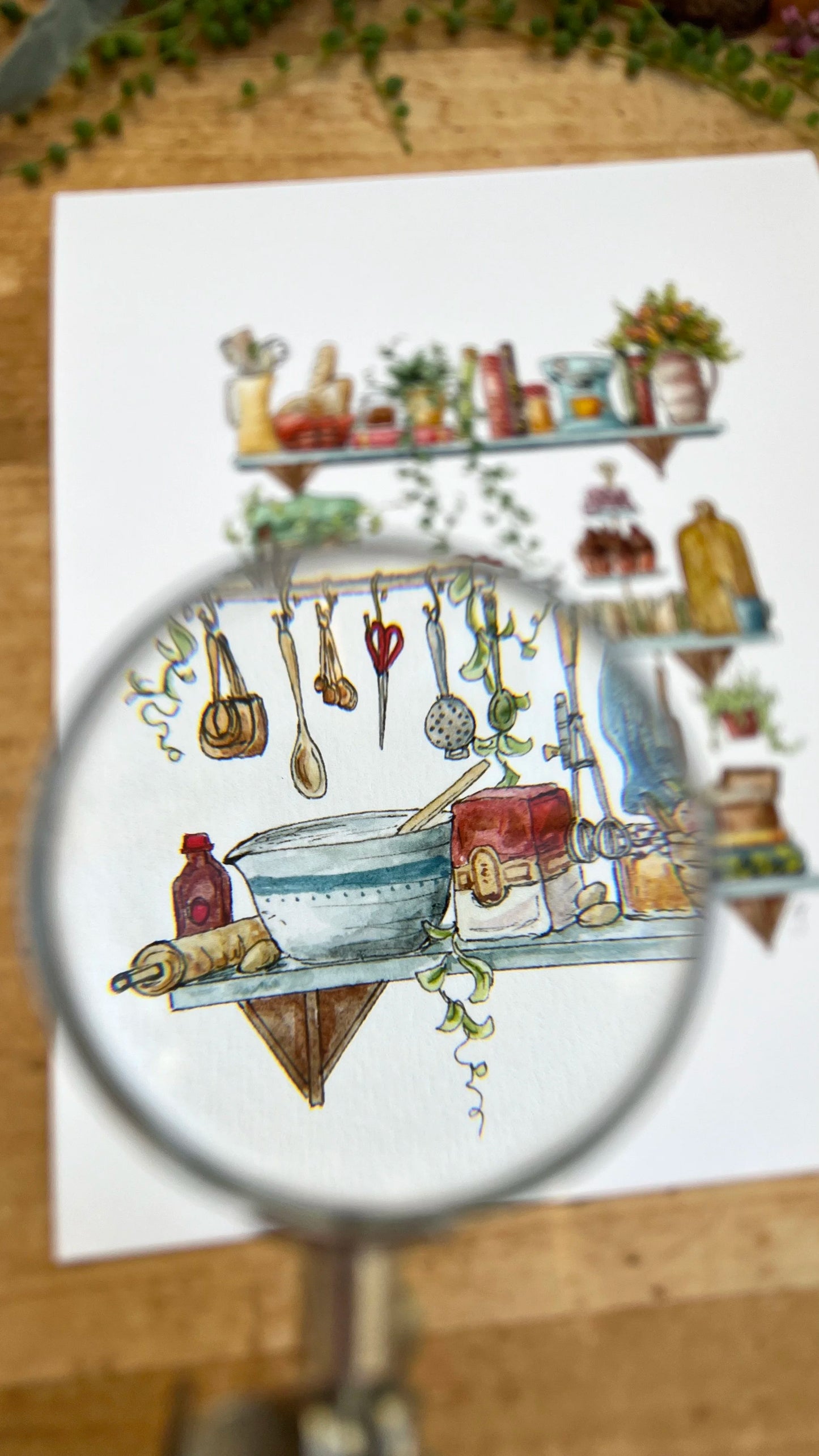 The Baker's Shelves Giclée Print