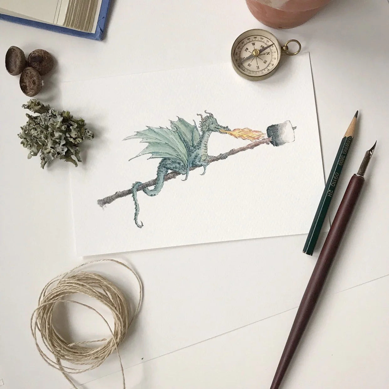 S'Mores Dragon Giclée Print
