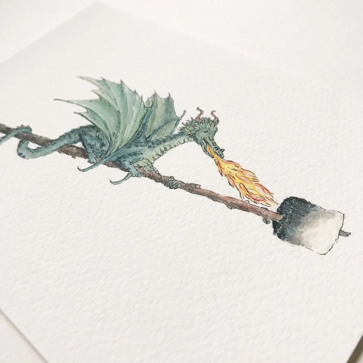S'Mores Dragon Giclée Print