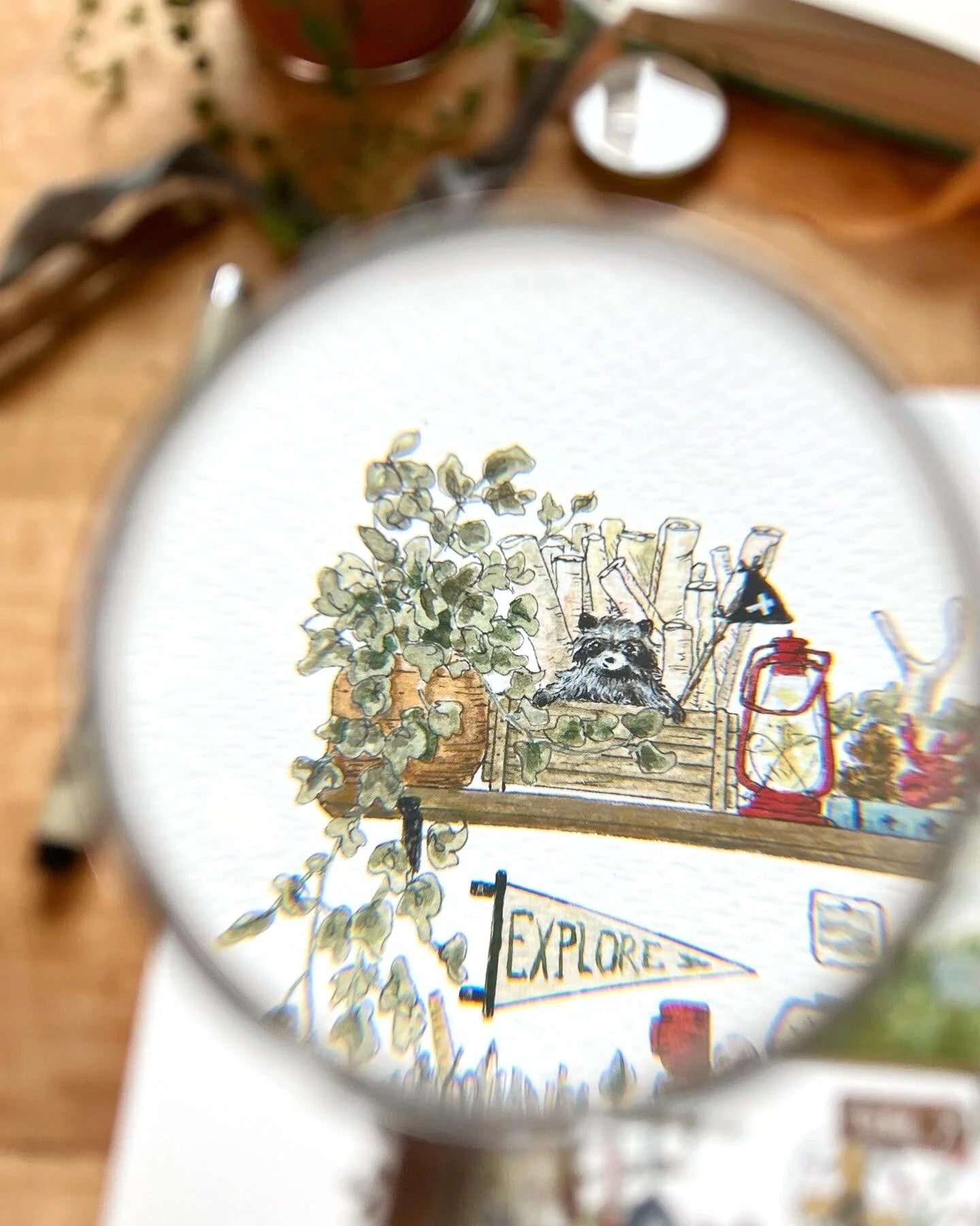 The Park Ranger Shelves Giclée Print