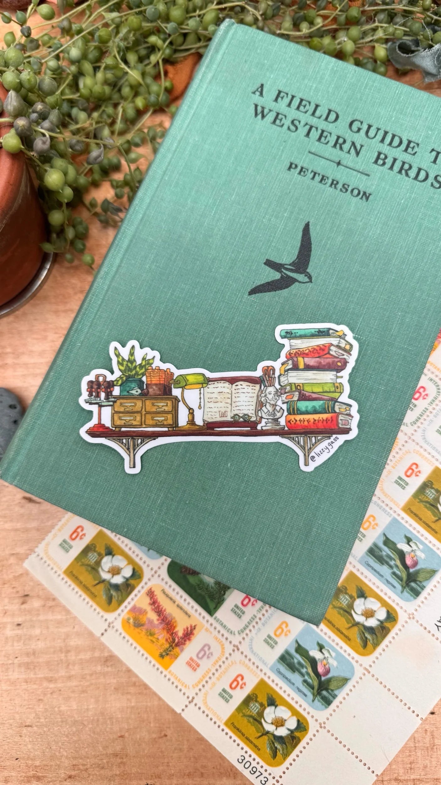 The Mini Librarian's Shelf Sticker