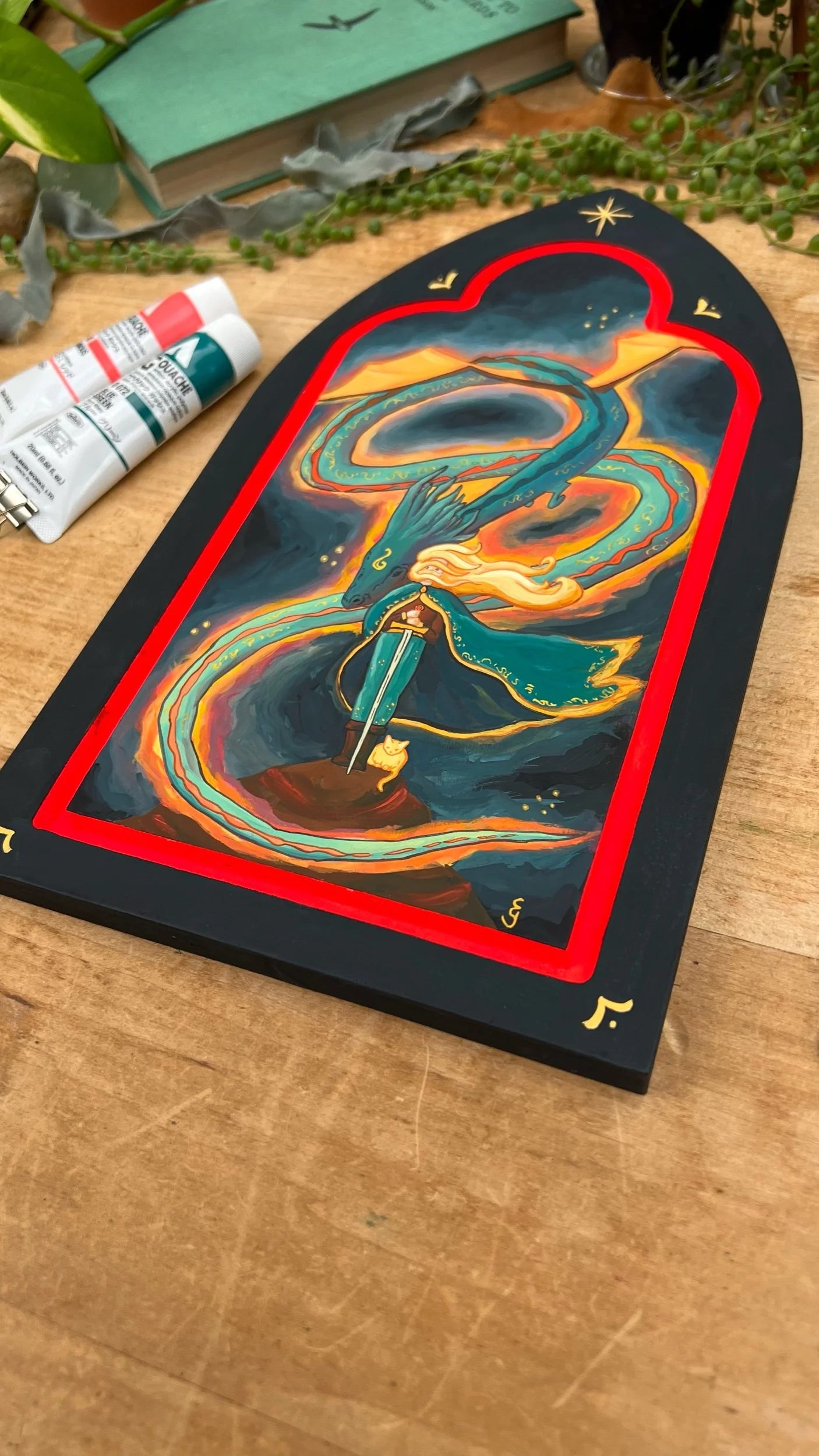 Original Fierce Friends Painting