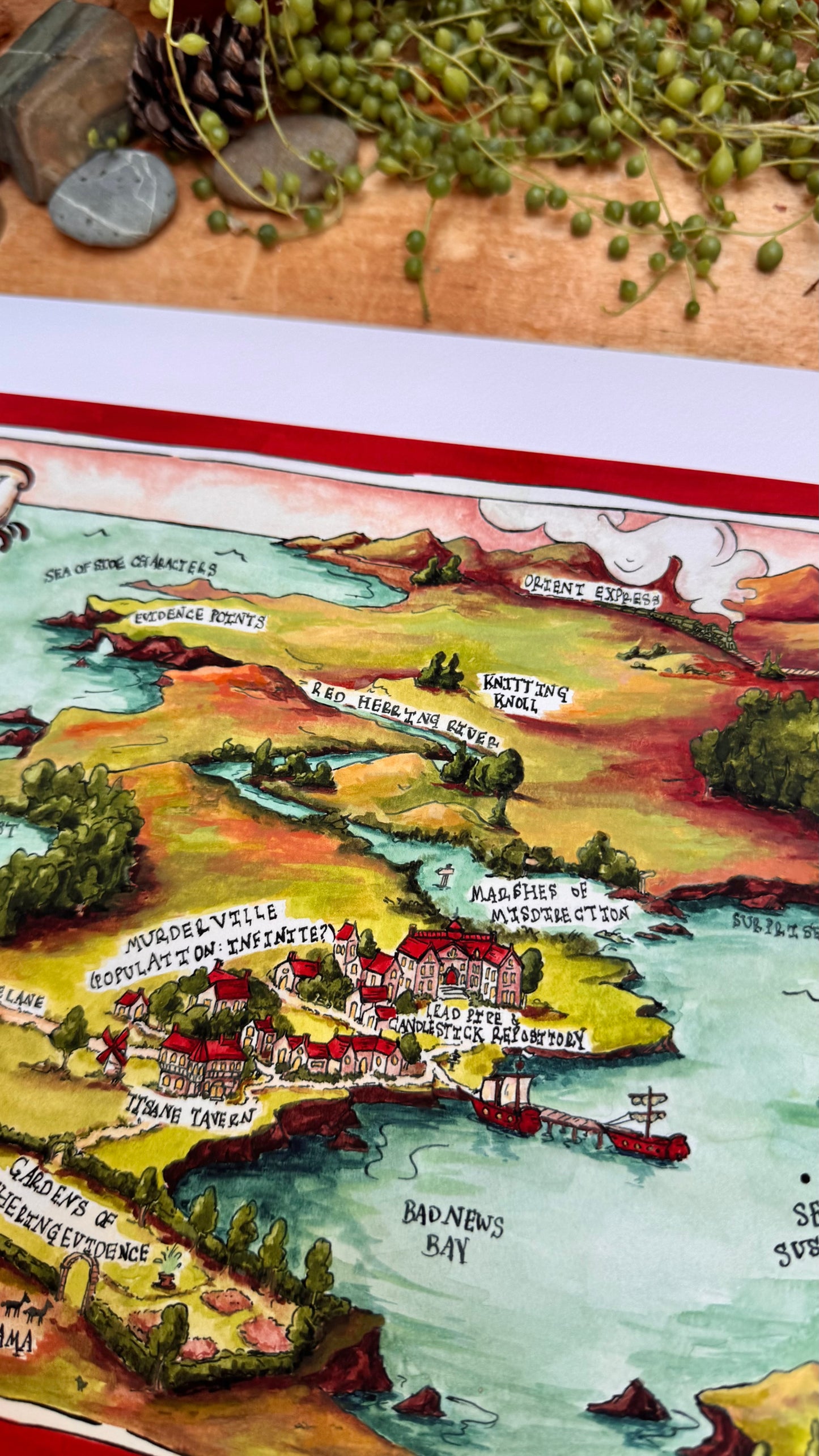 Dubious Map of Mystery Print