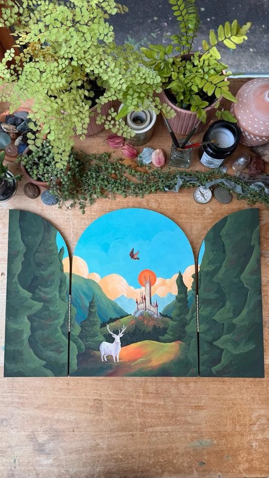 Throne of Glass Original Painting