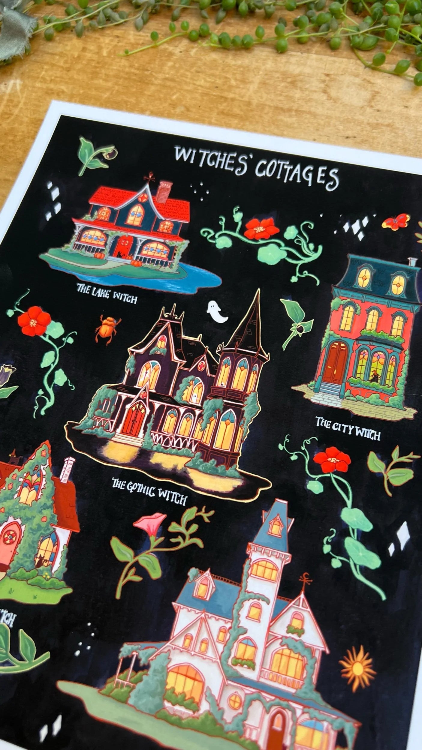 Witches' Cottages Field Report Giclée Print