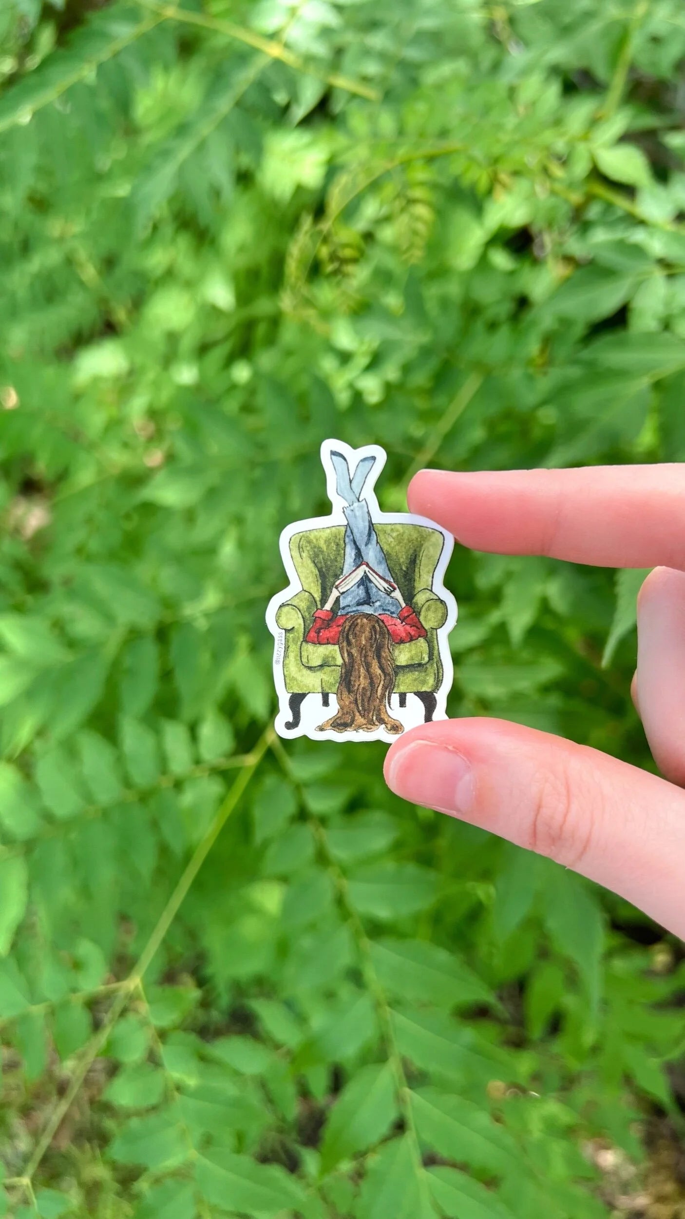Rotisserie Reader Sticker