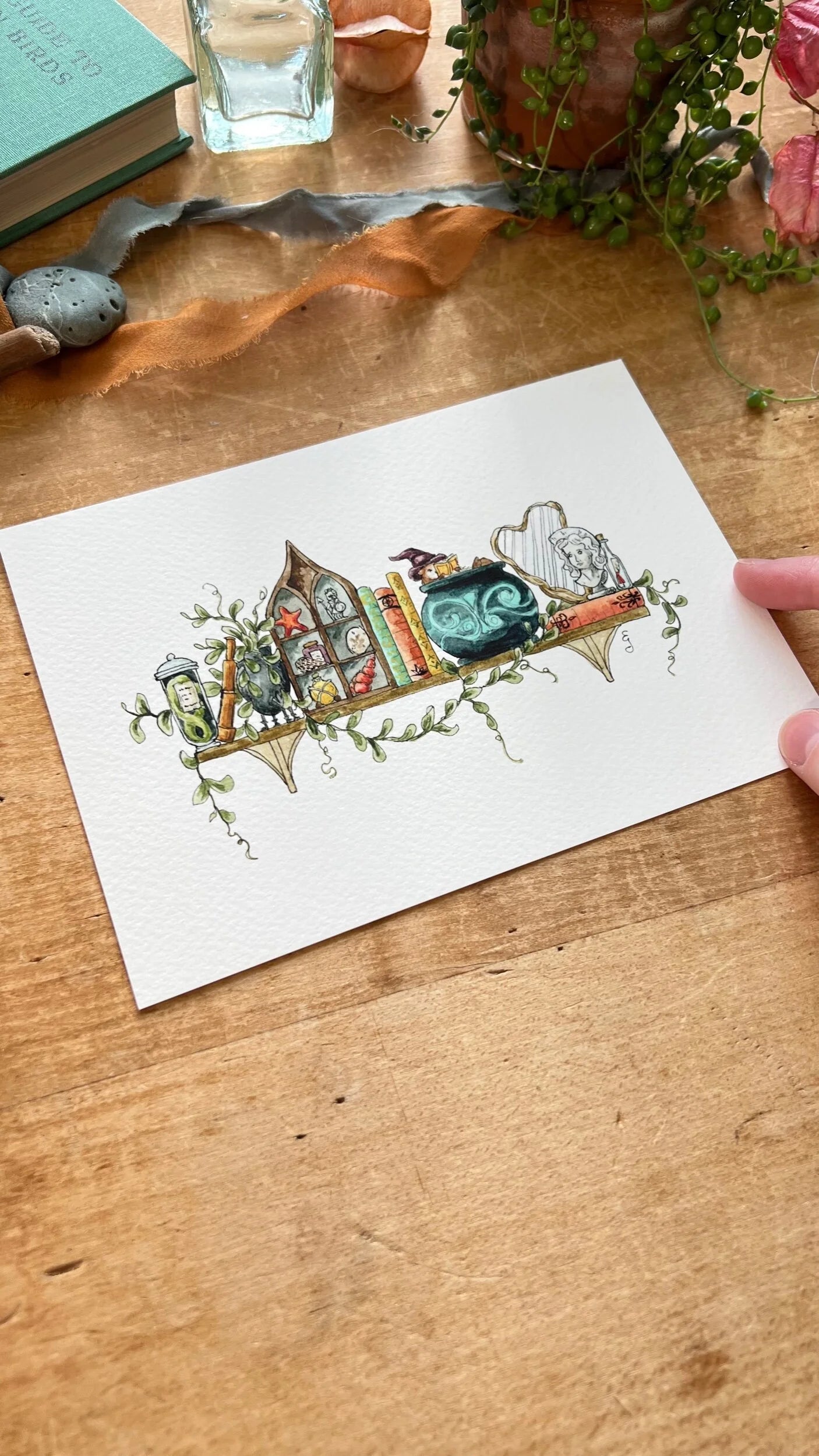 The Mini Sea Witch's Shelf Giclée Print