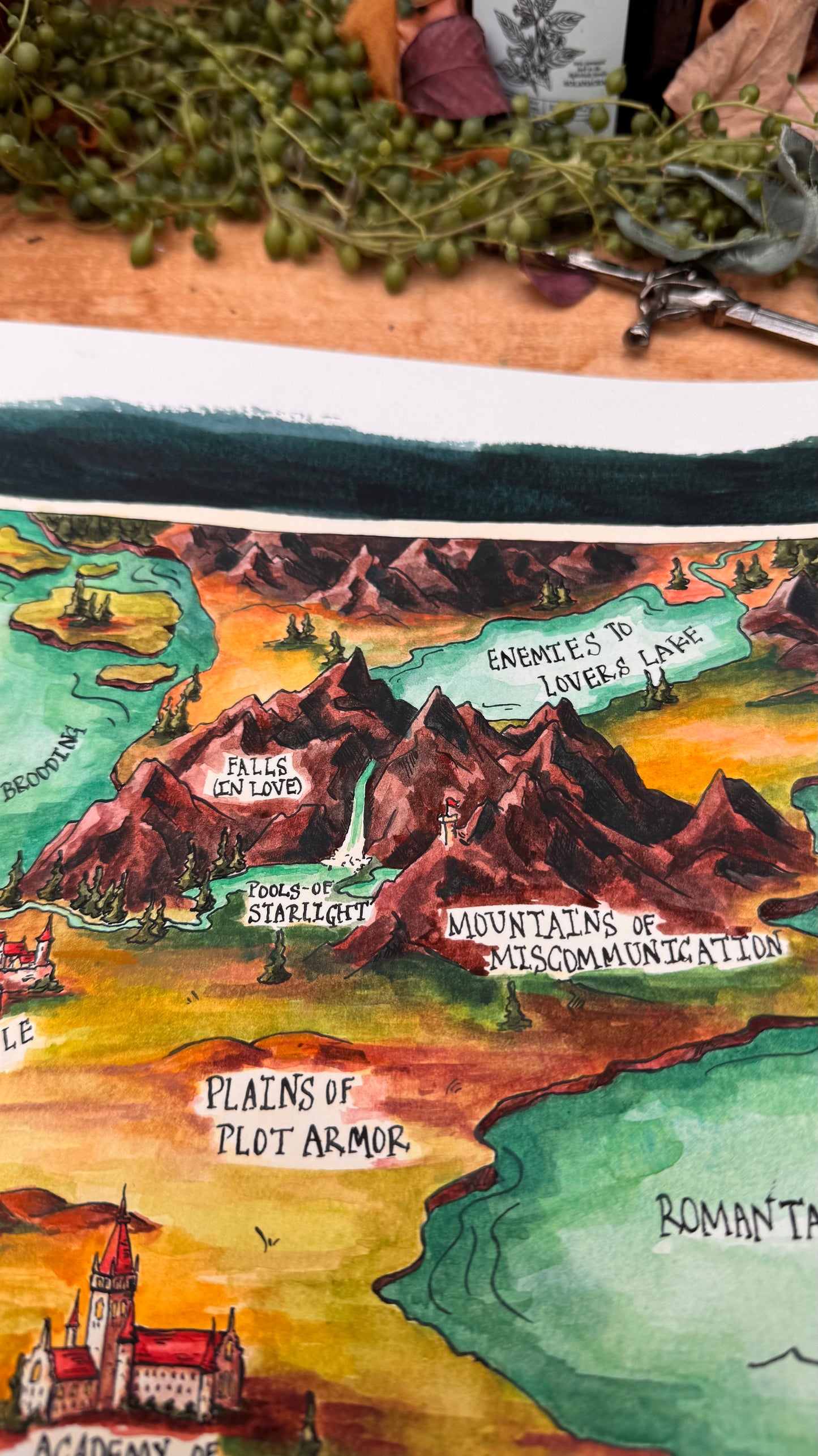 Original Dubious Map of Romantasy