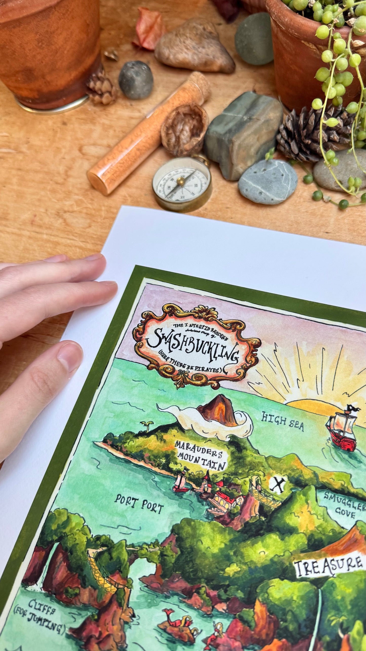 Dubious Map of Swashbuckling Print