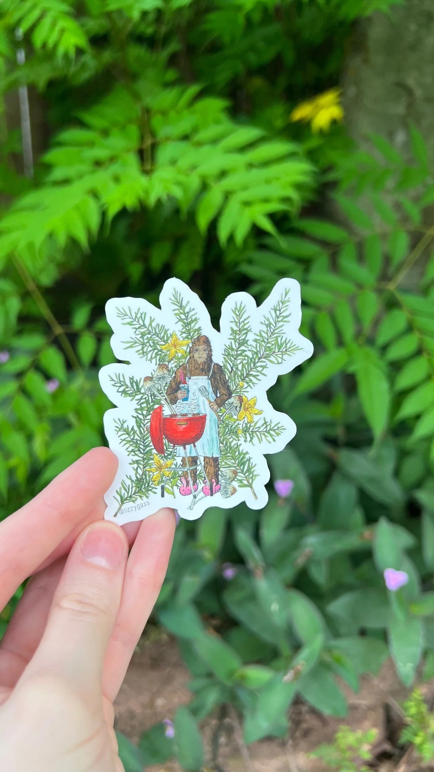 Summer Squatch Sticker