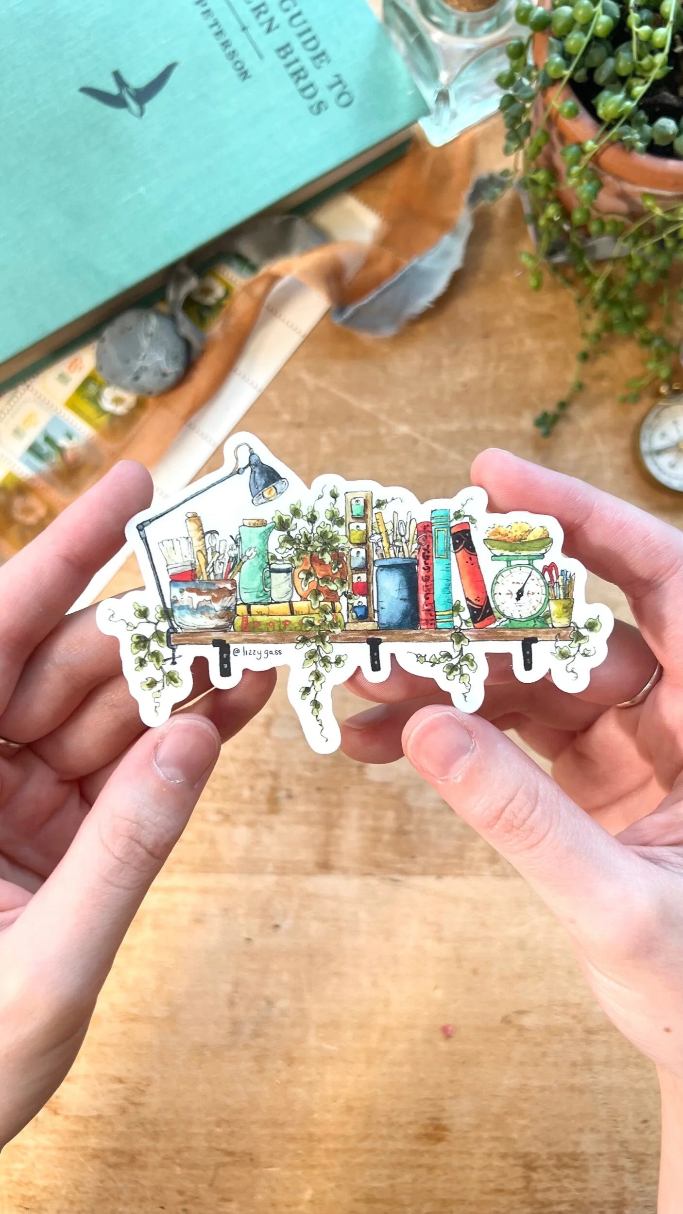 The Mini Potter's Shelf Sticker
