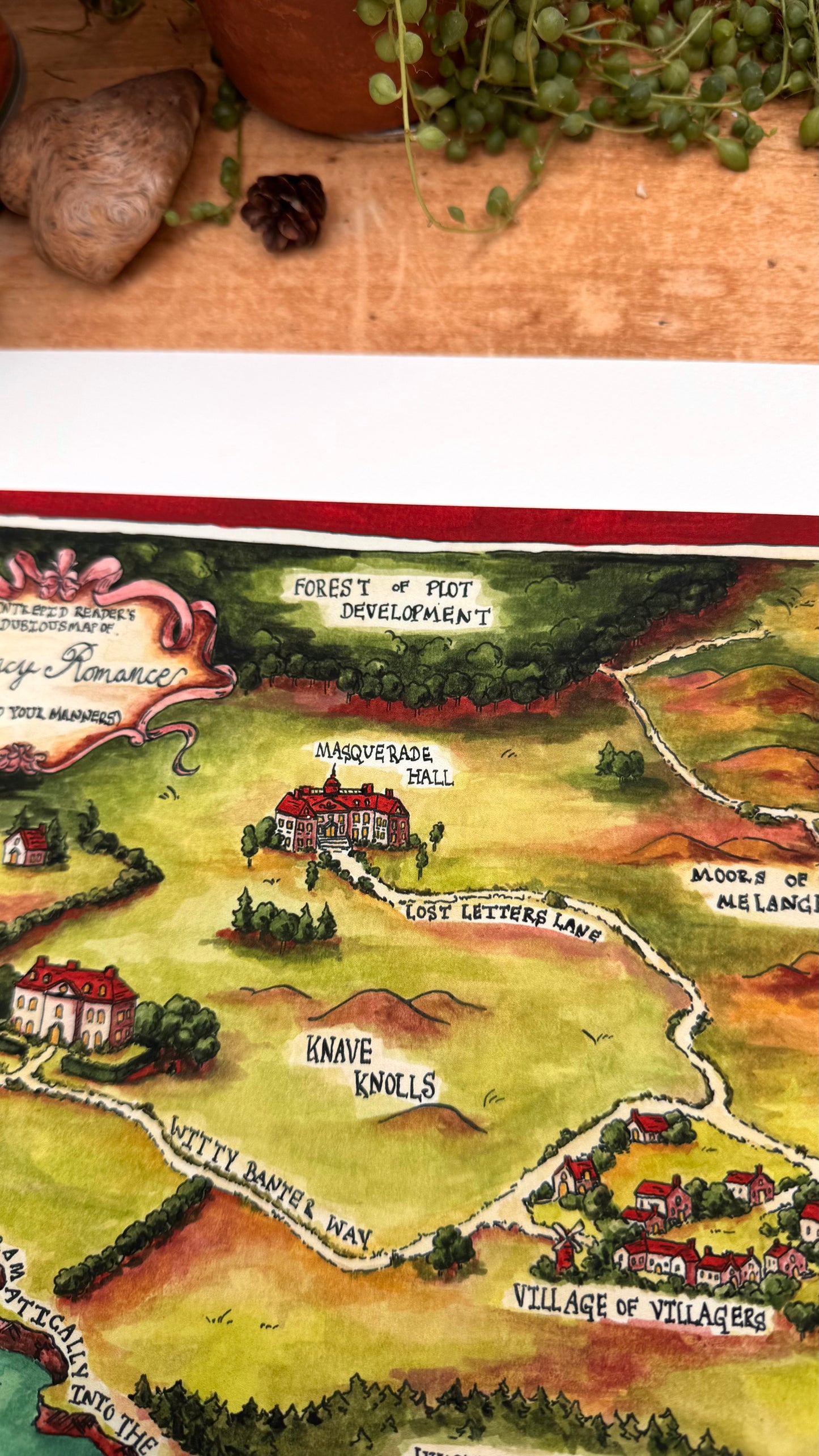 Dubious Map of Regency Romance Print