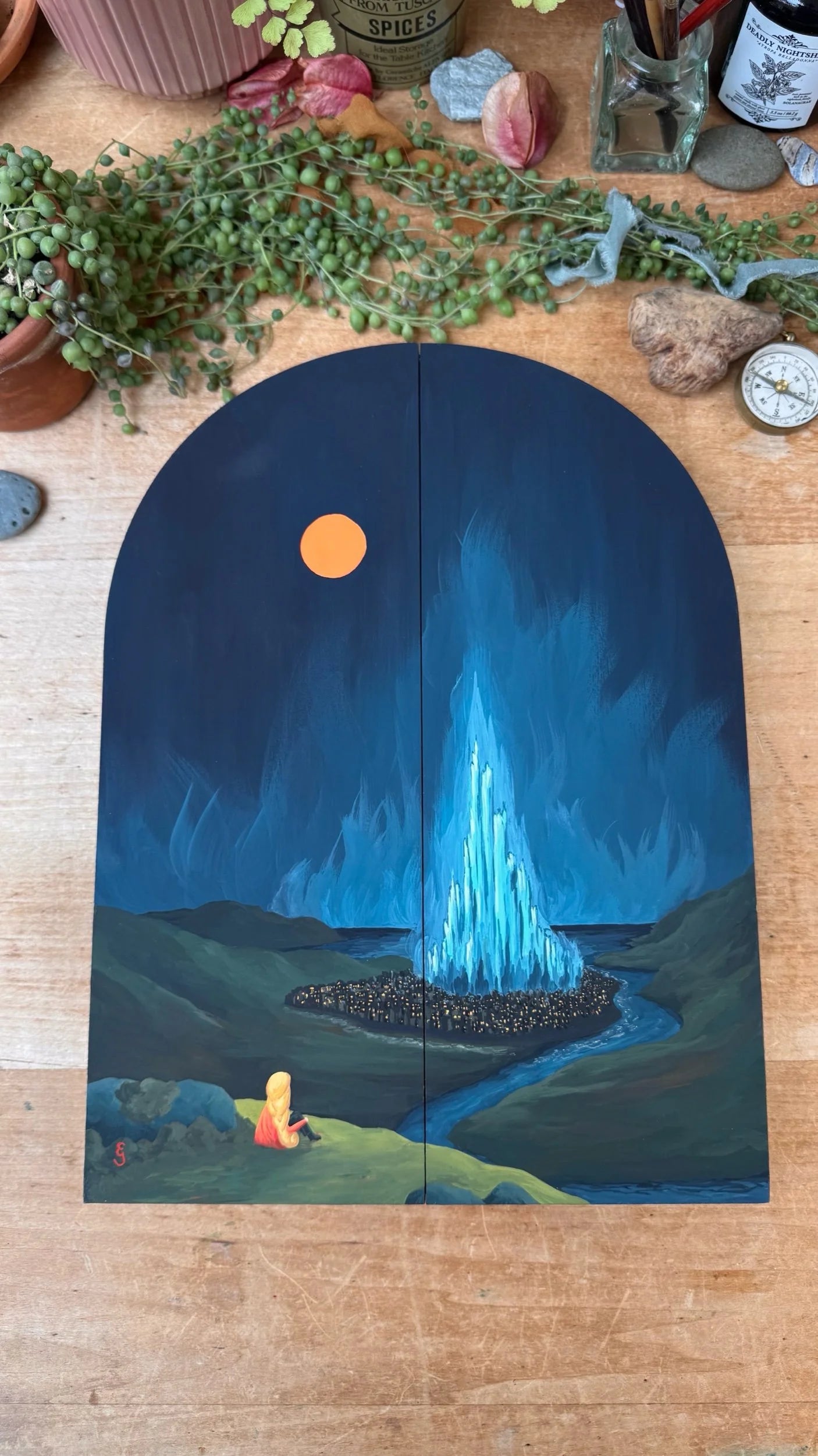Throne of Glass Original Painting