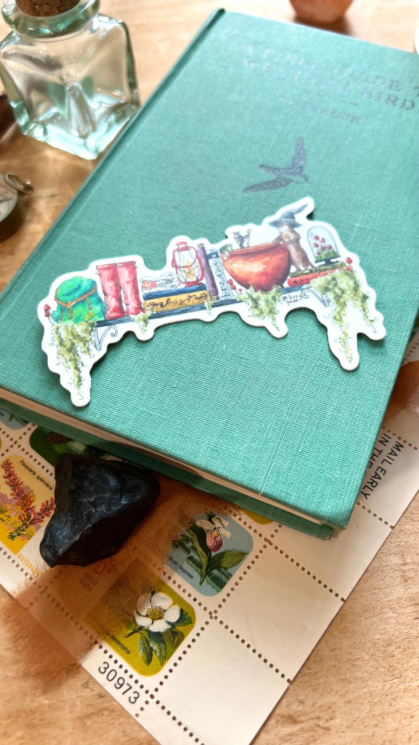 The Mini Swamp Witch's Shelf Sticker