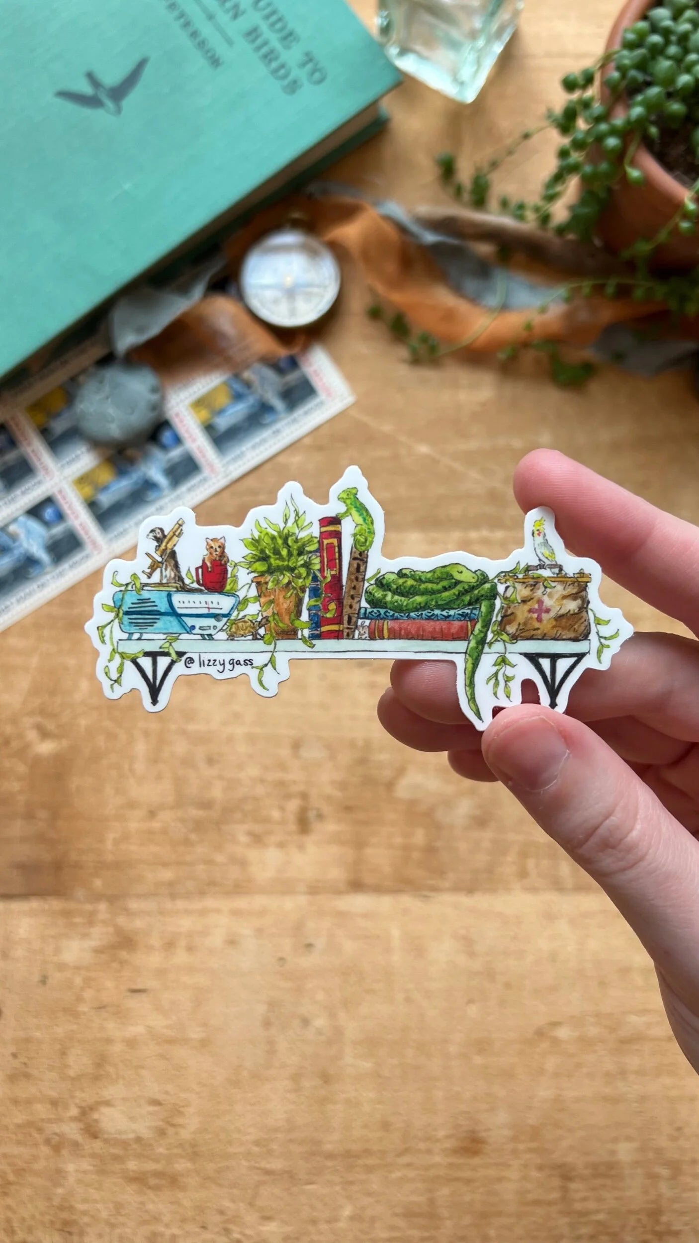 The Mini Veterinarian's Shelf Sticker