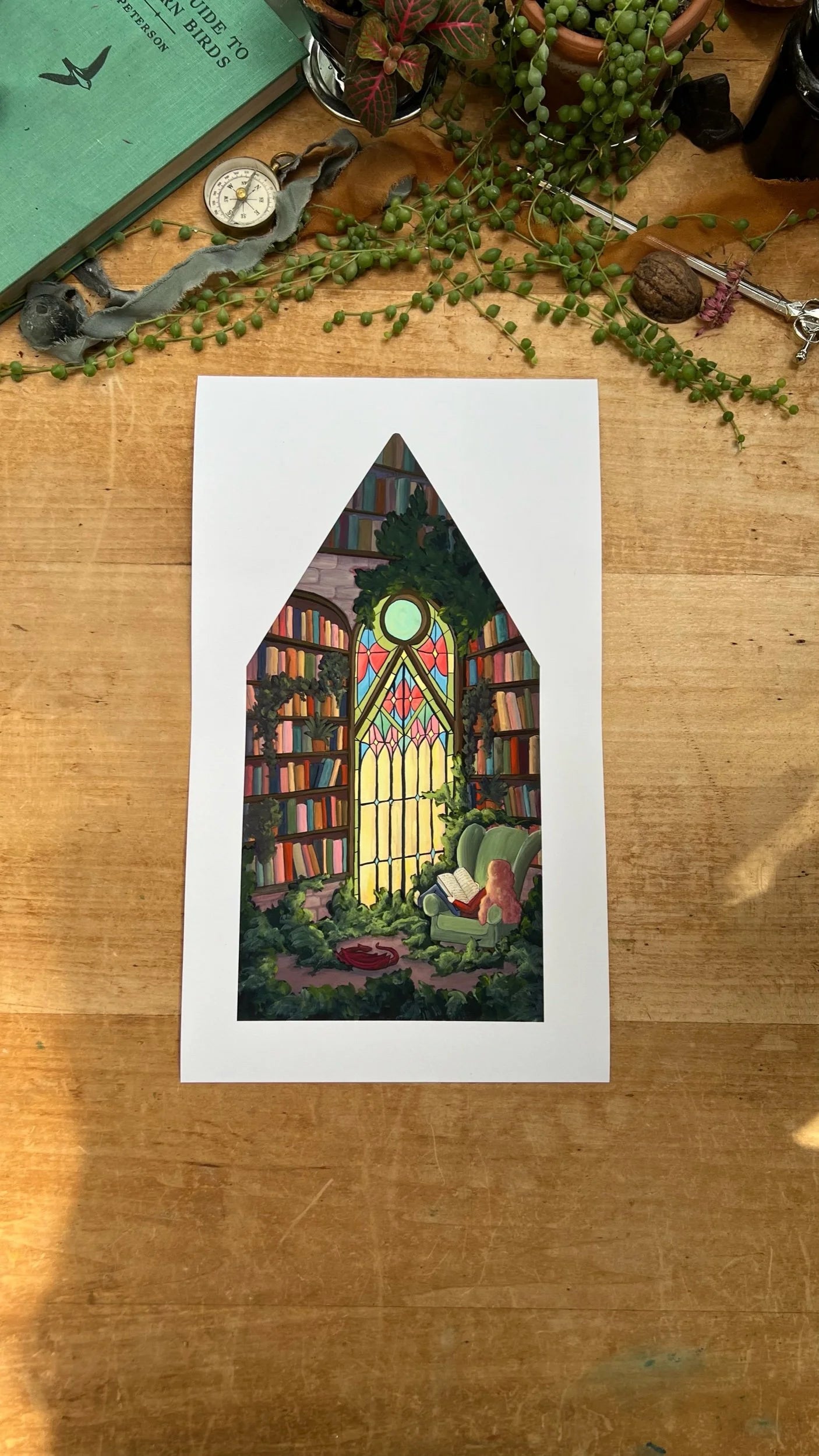Afternoon Light - Enchanted Library Print