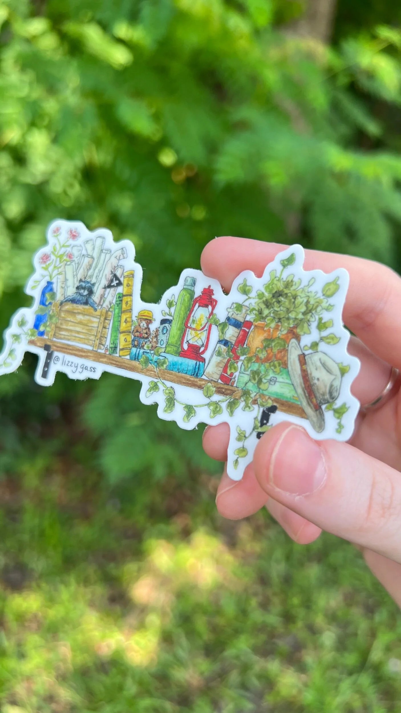 The Mini Park Ranger's Shelf Sticker