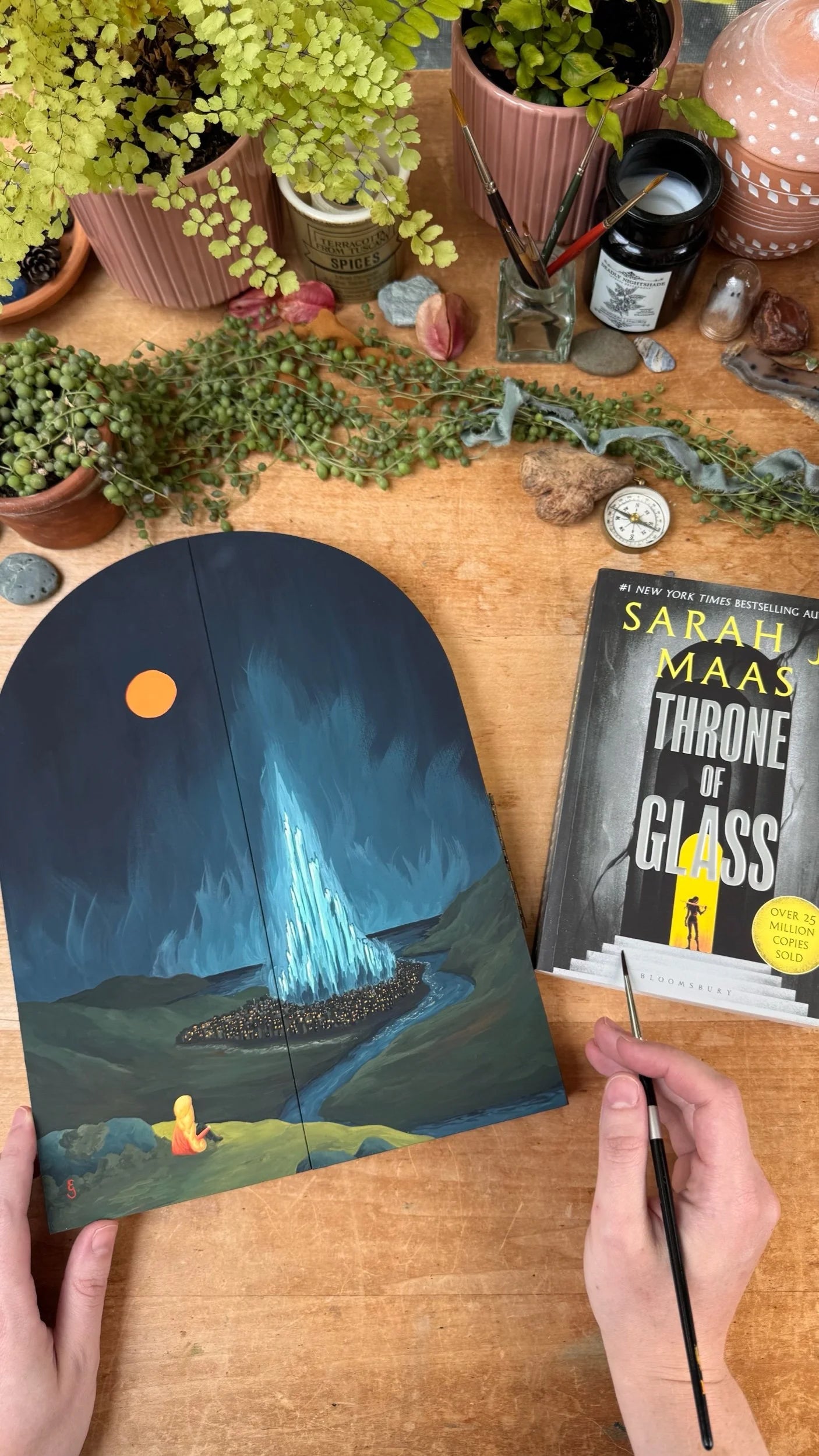 Throne of Glass Original Painting