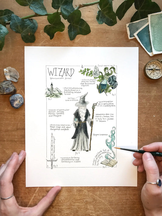 Wizard Field Report Giclée Print