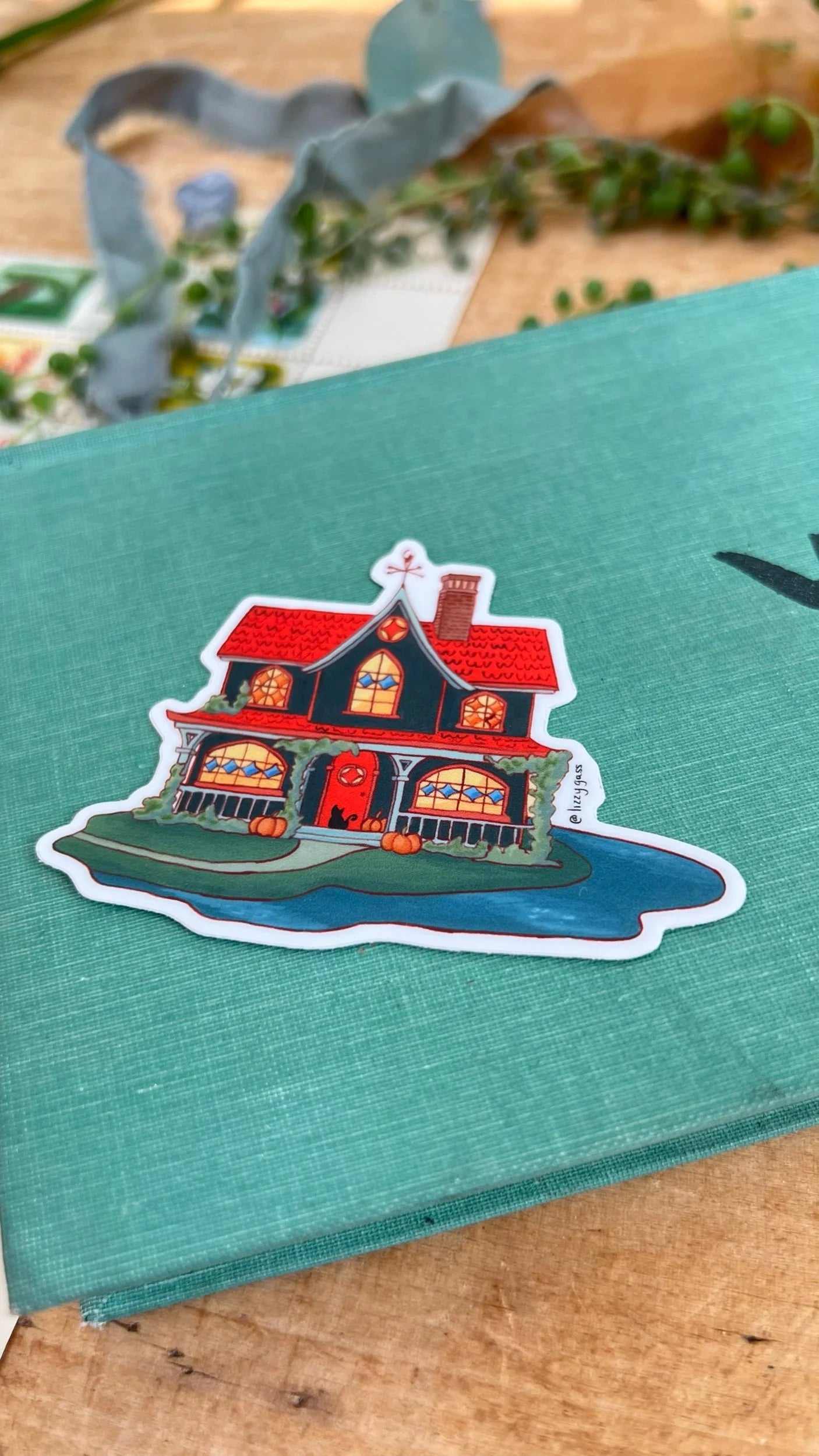 The Lake Witch's Cottage Sticker