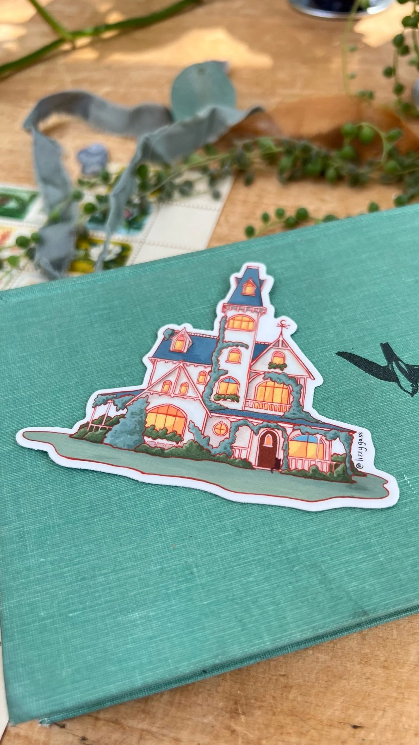 The Sea Witch's Cottage Sticker